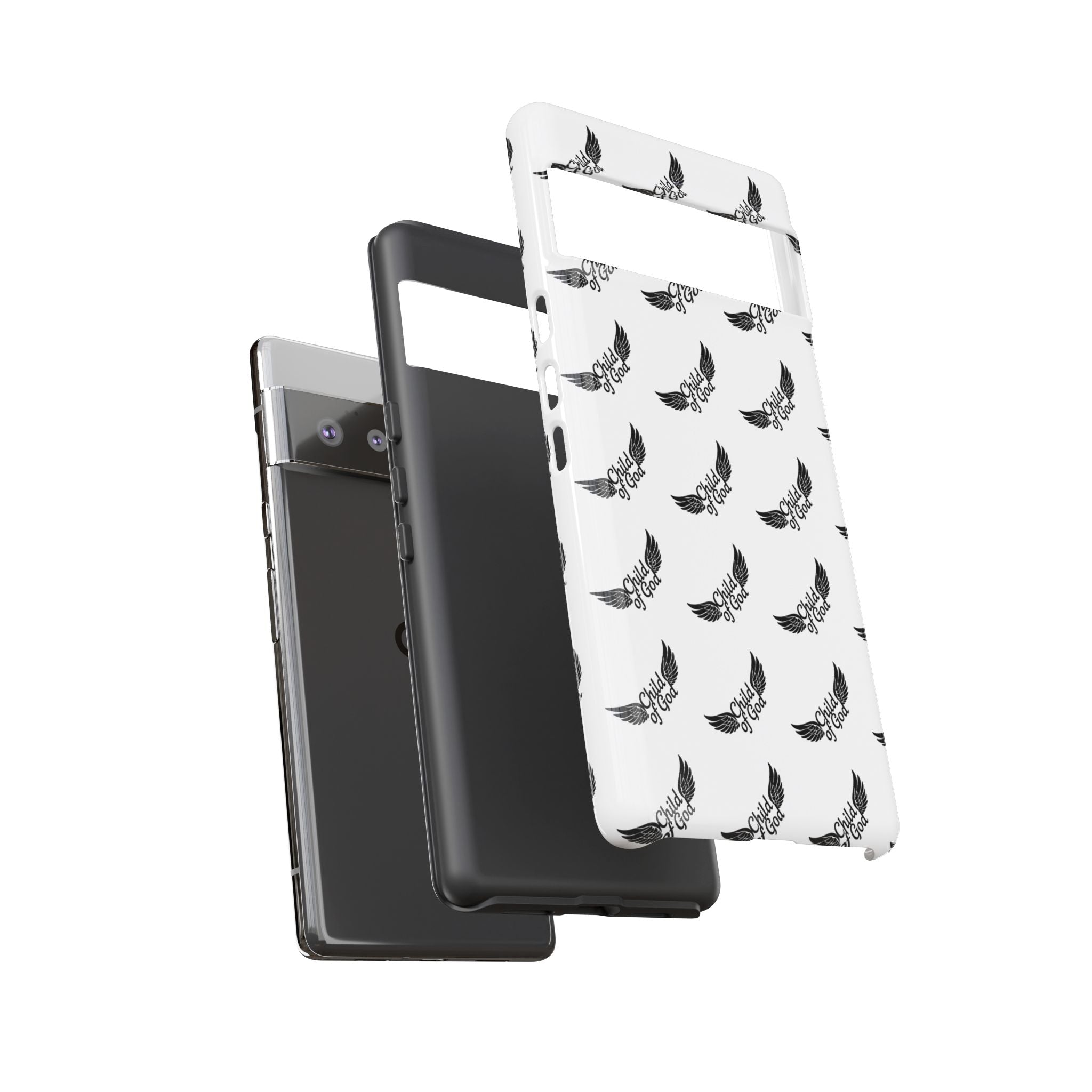 Stylish Tough Phone Case with Wing Design
