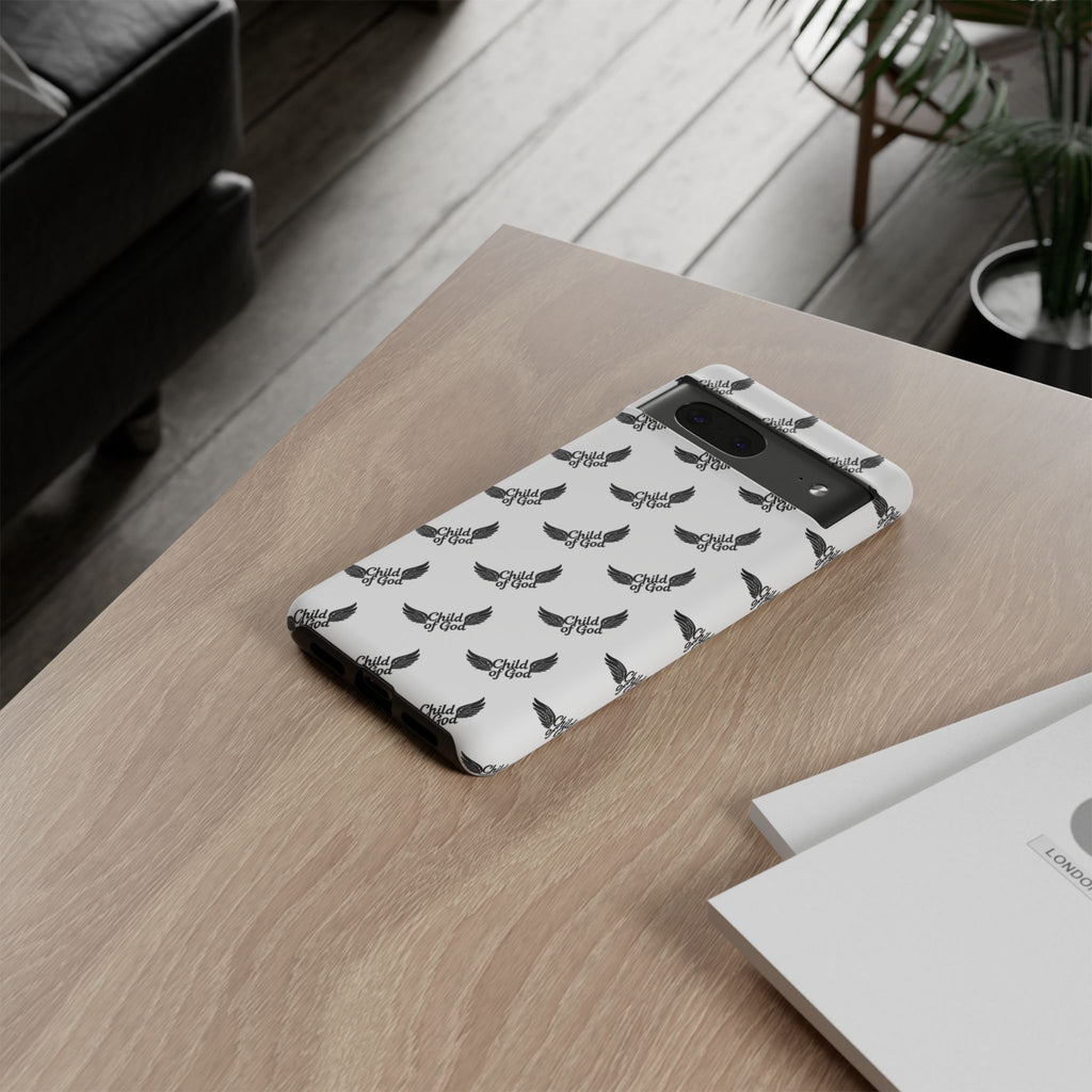 Stylish Tough Phone Case with Wing Design