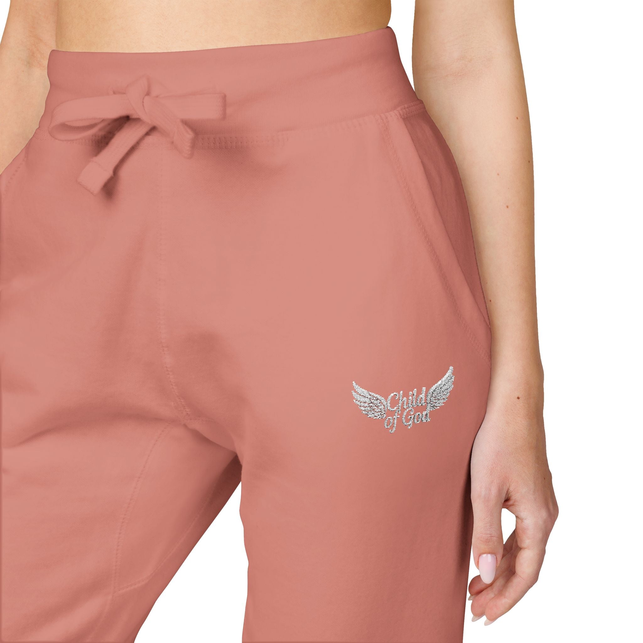 Embroidered Unisex Fleece Sweatpants - Cozy Comfort for Everyday Style