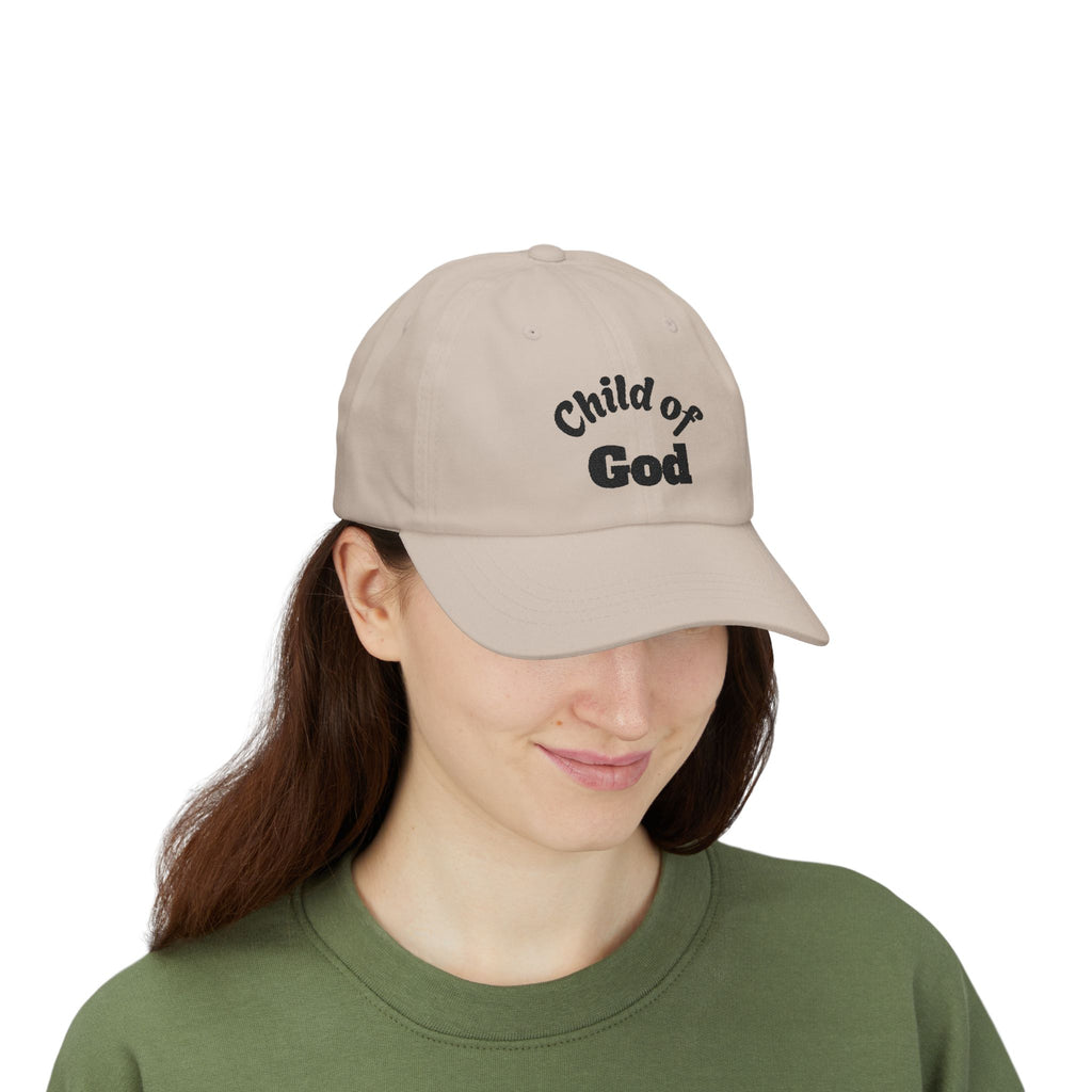 Child of God Classic Dad Cap, Religious Hat, Christian Gift, Casual Wear, Faith Apparel, Summer Accessory