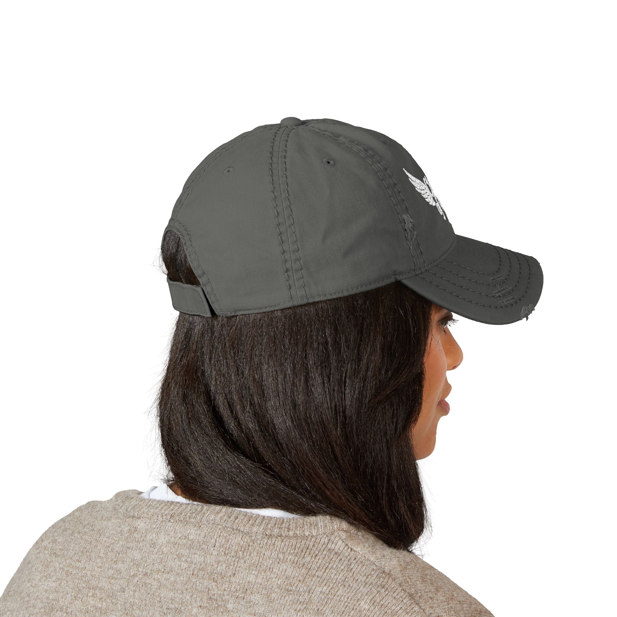Embroidered Distressed Dad Hat - 'Child of God'