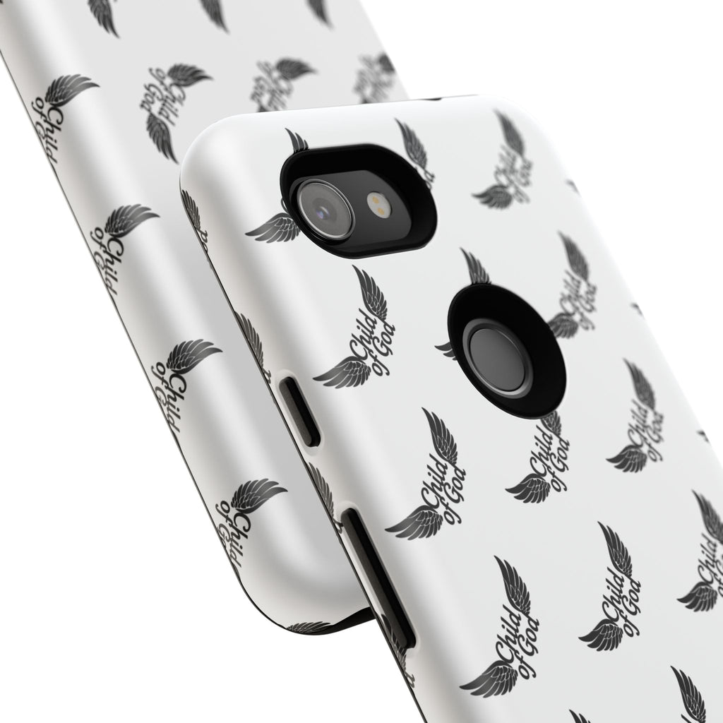 Stylish Tough Phone Case with Wing Design