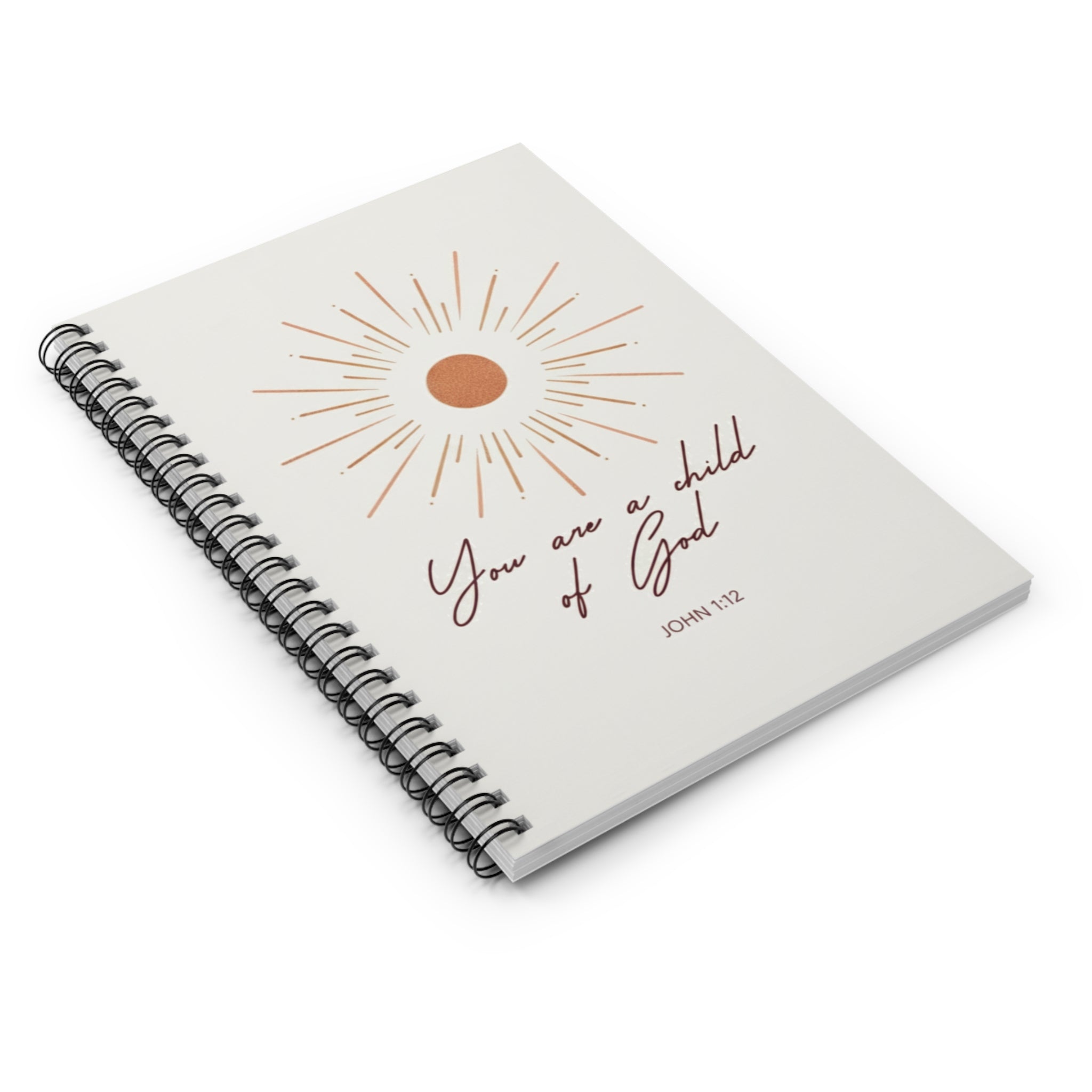 Spiral Notebook - 'You Are a Child of God'