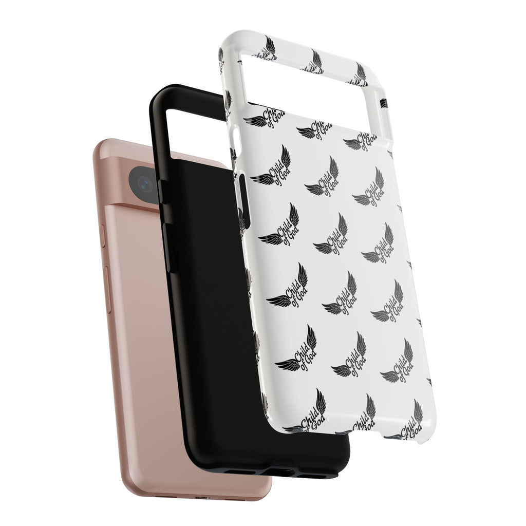 Stylish Tough Phone Case with Wing Design