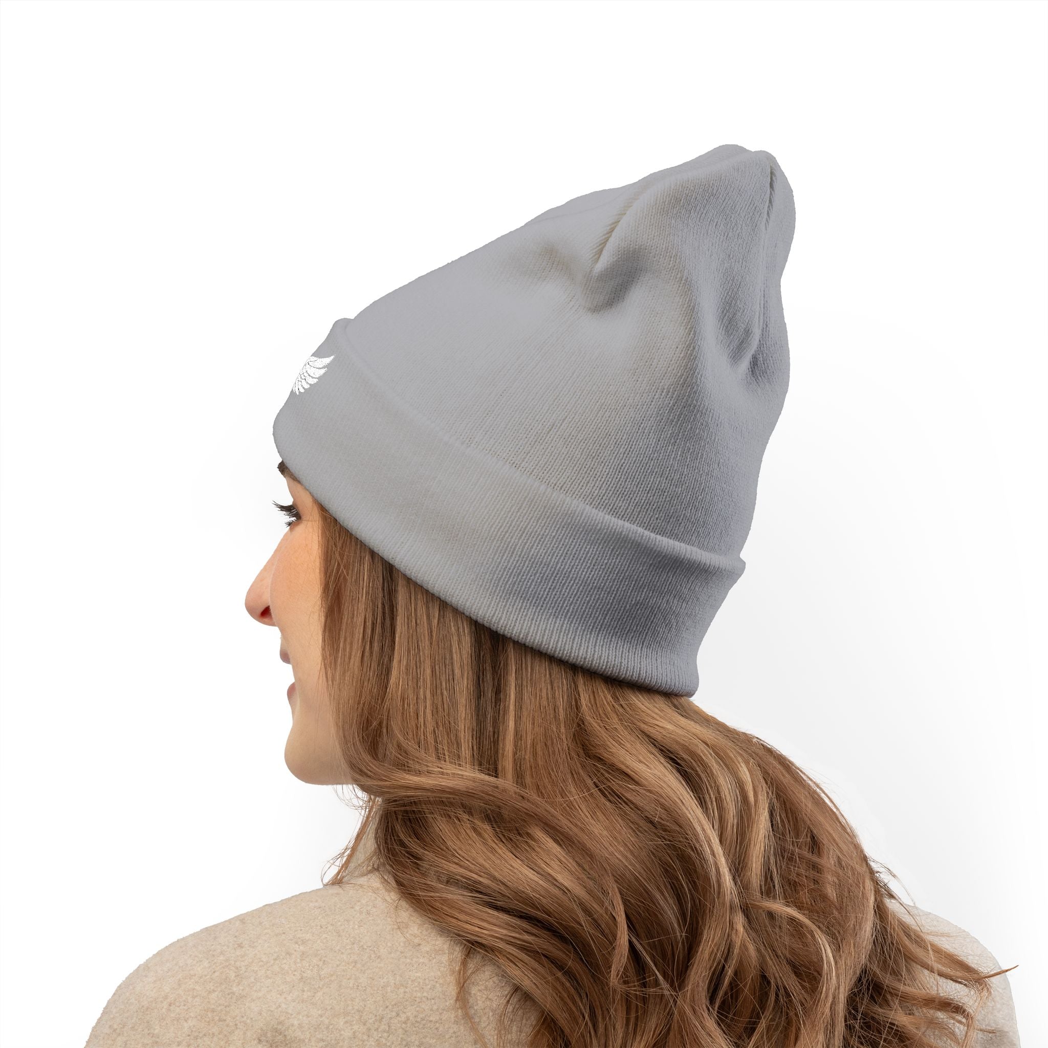 Embroidered Knit Beanie - Child of God Design
