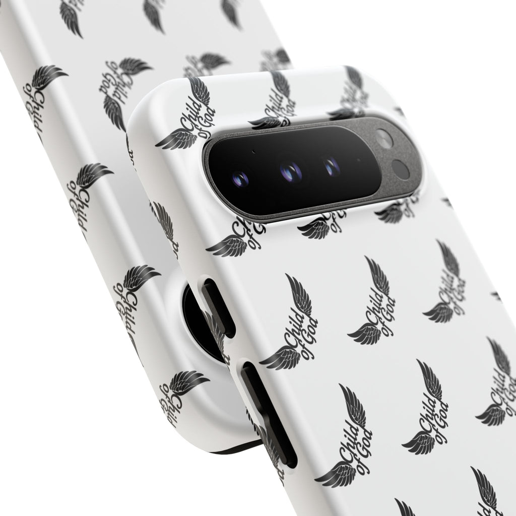 Stylish Tough Phone Case with Wing Design