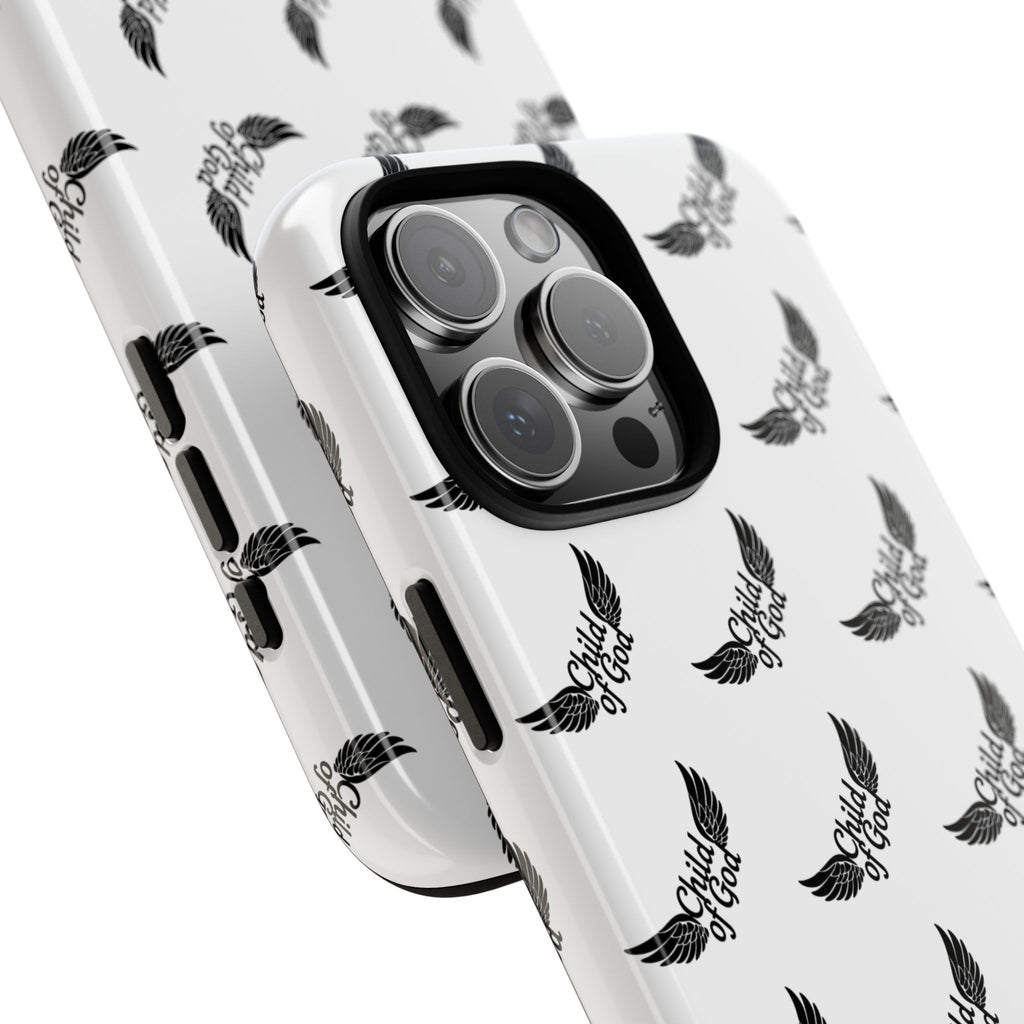 Stylish Tough Phone Case with Wing Design