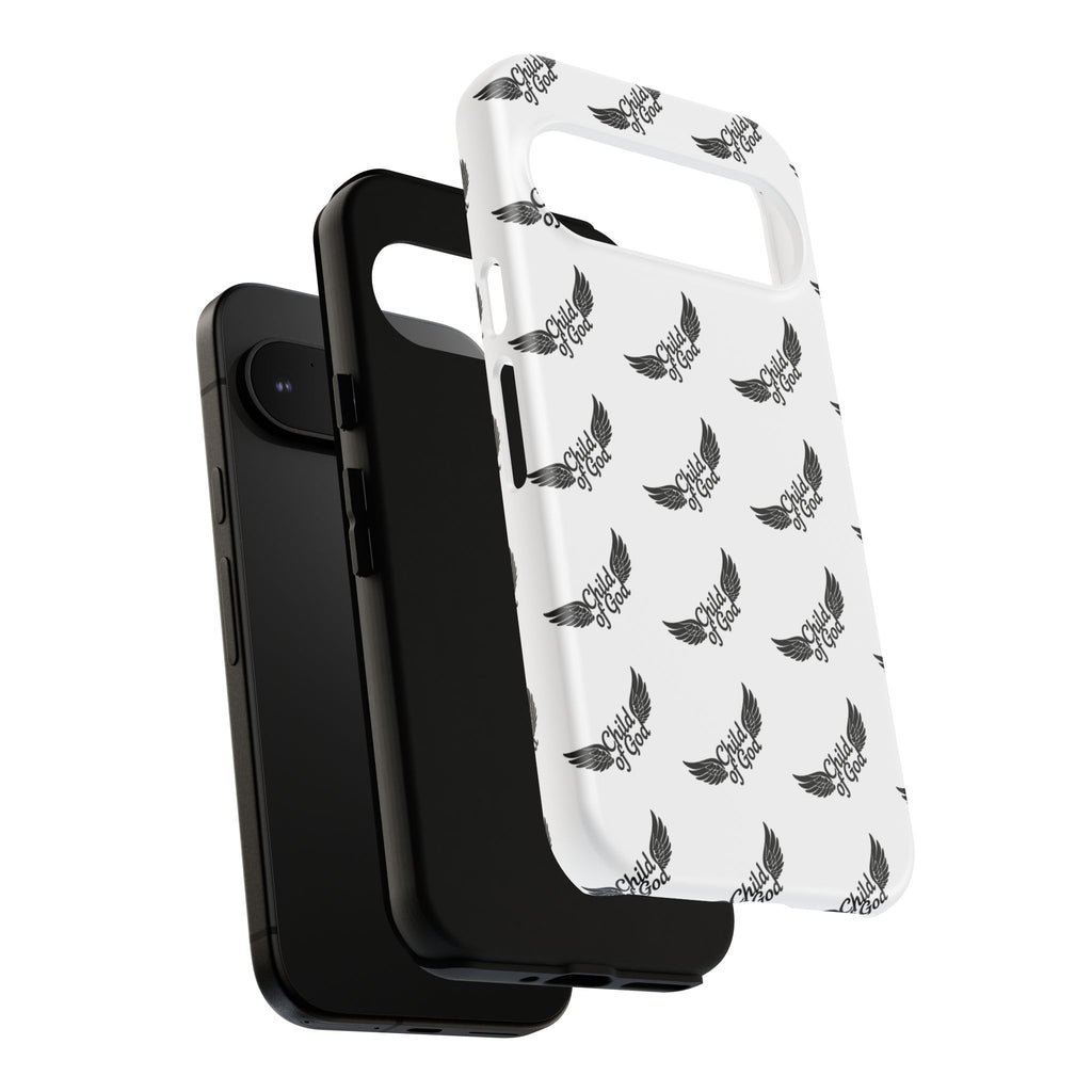 Stylish Tough Phone Case with Wing Design