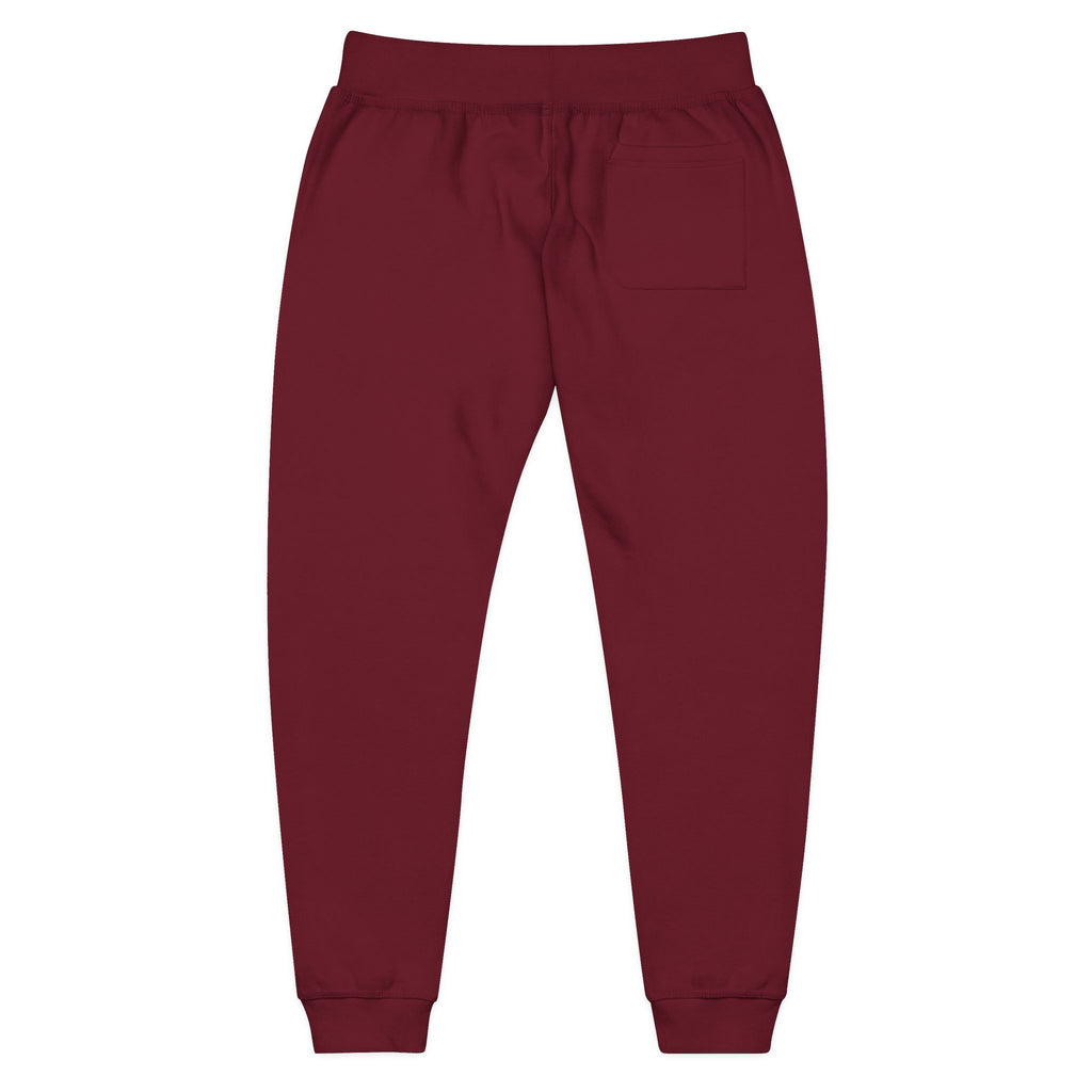 Embroidered Unisex Fleece Sweatpants - Cozy Comfort for Everyday Style