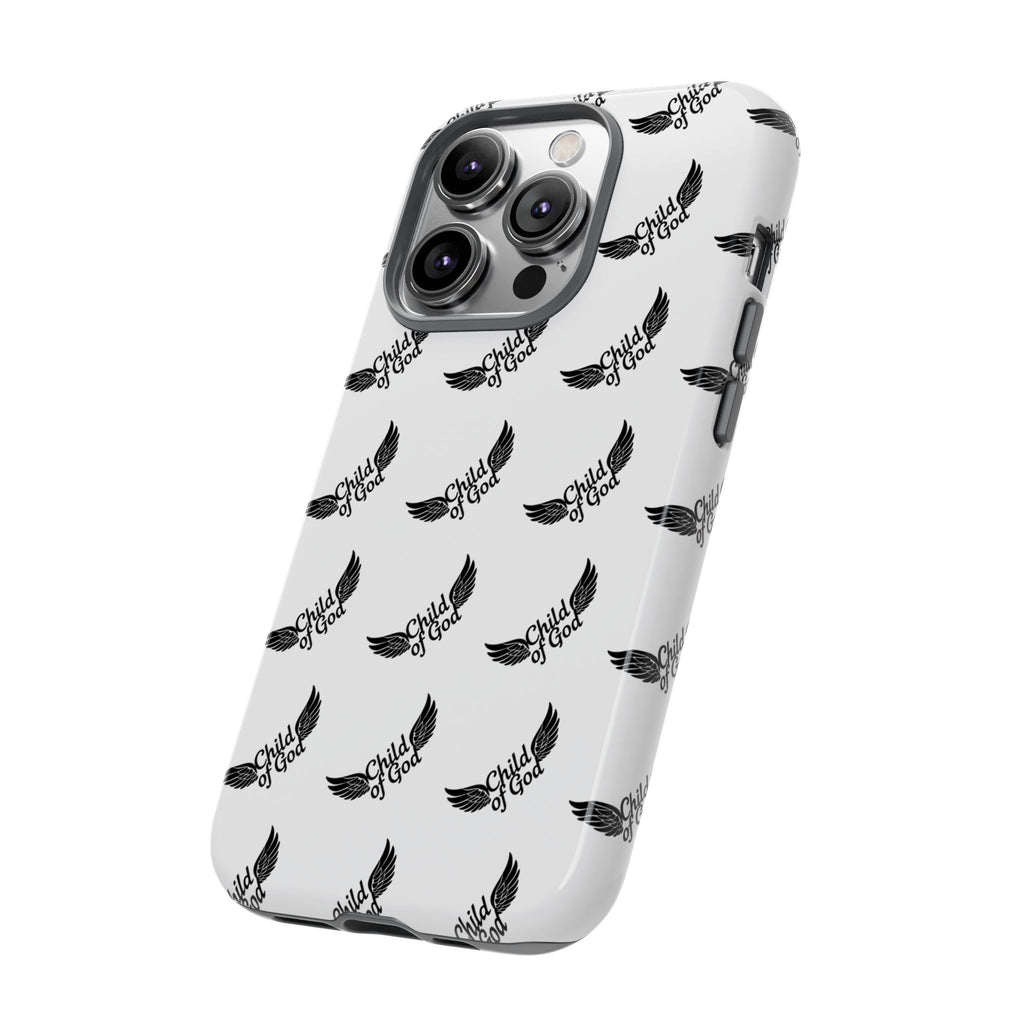 Stylish Tough Phone Case with Wing Design