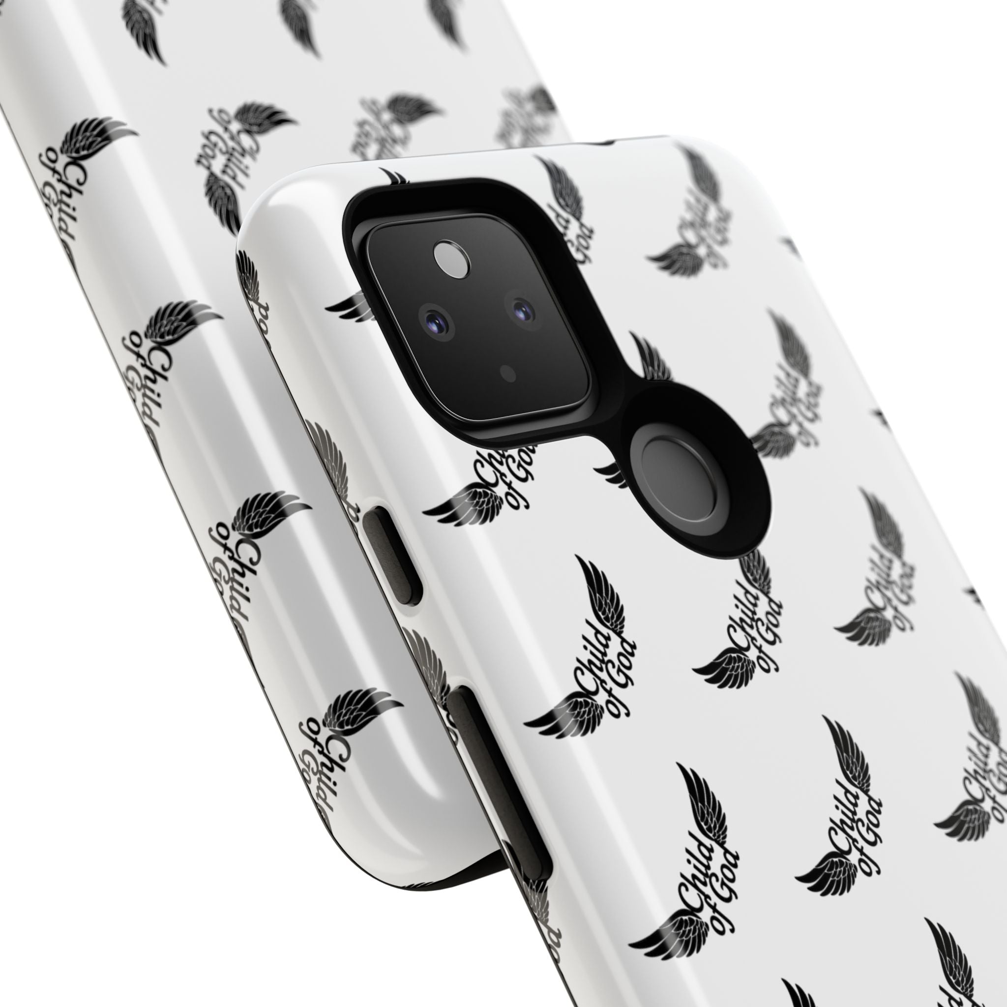 Stylish Tough Phone Case with Wing Design