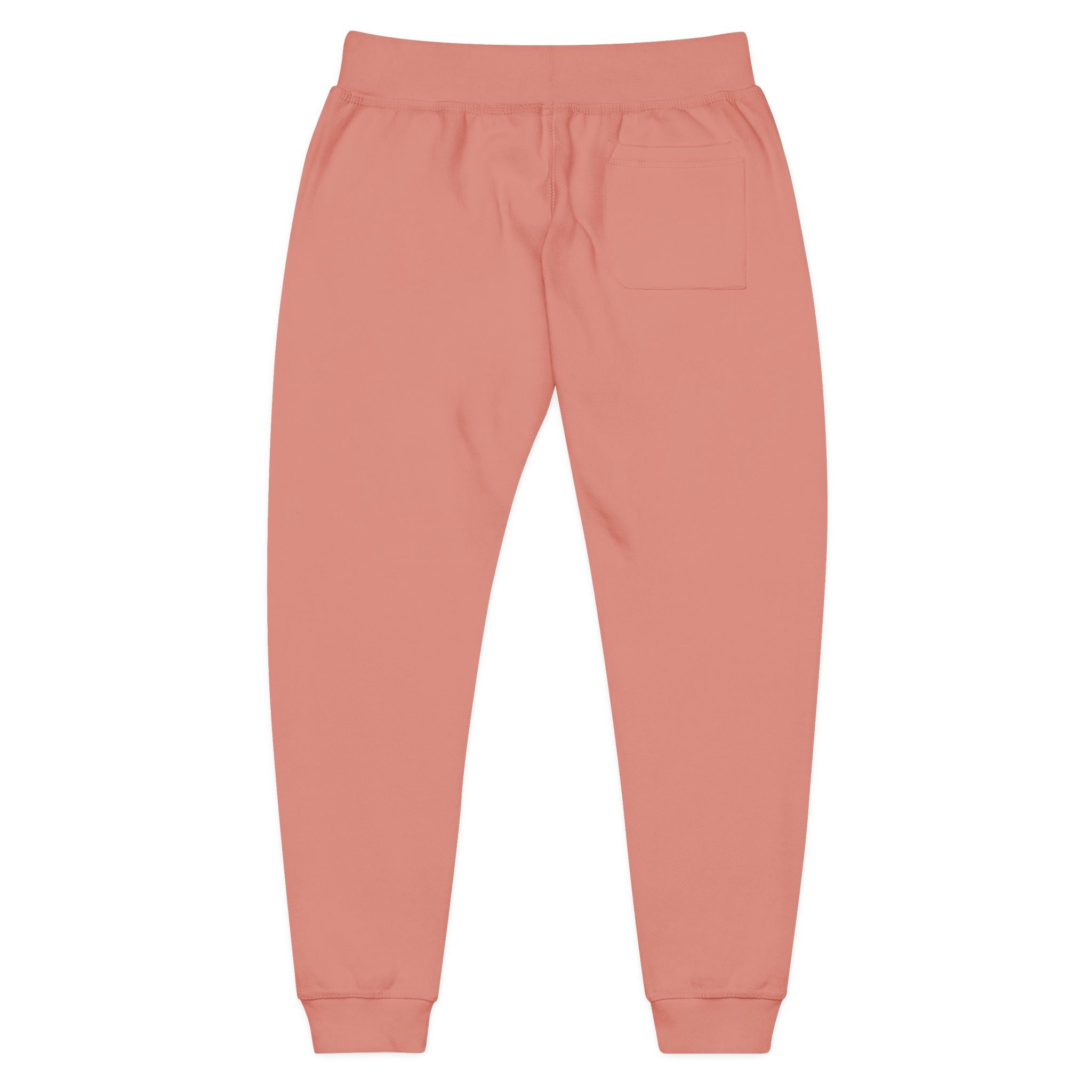 Embroidered Unisex Fleece Sweatpants - Cozy Comfort for Everyday Style
