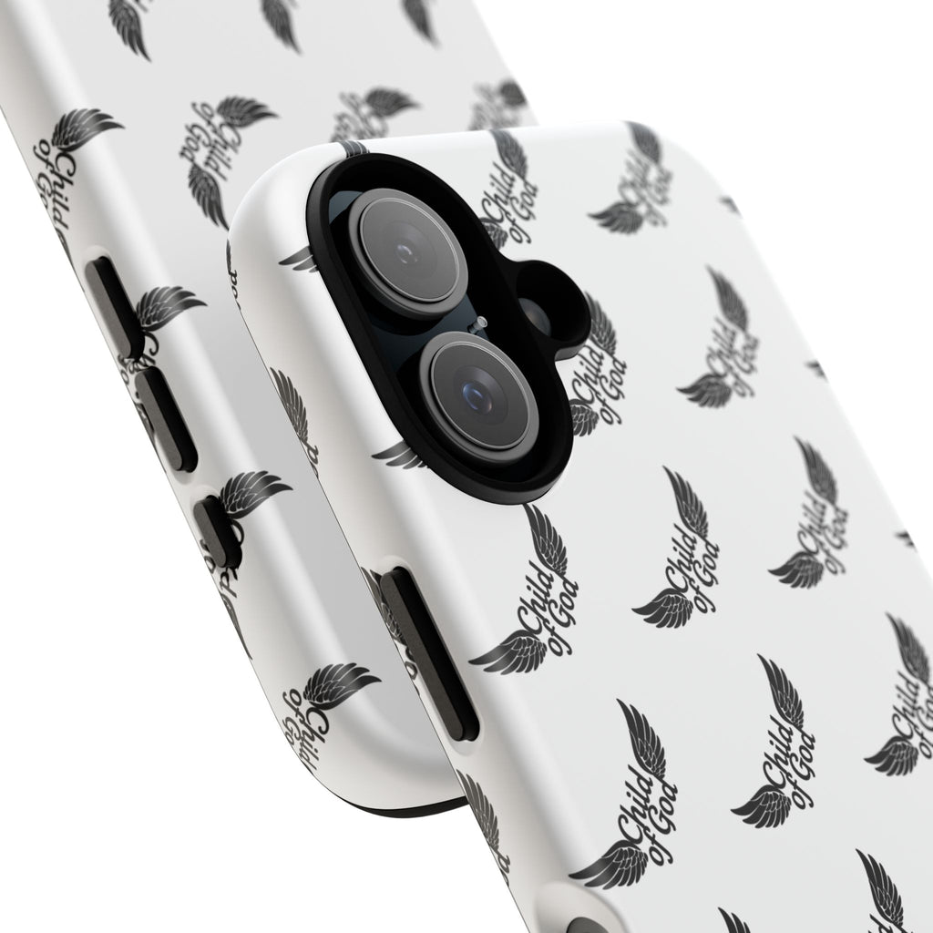 Stylish Tough Phone Case with Wing Design