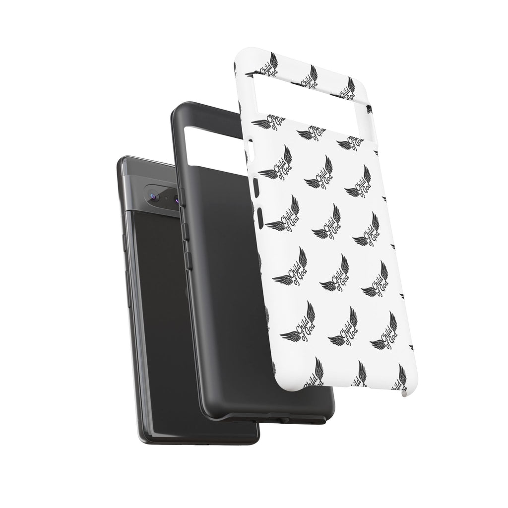 Stylish Tough Phone Case with Wing Design