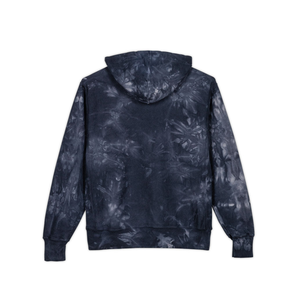 Tie-Dye Champion Hoodie with Embroidery