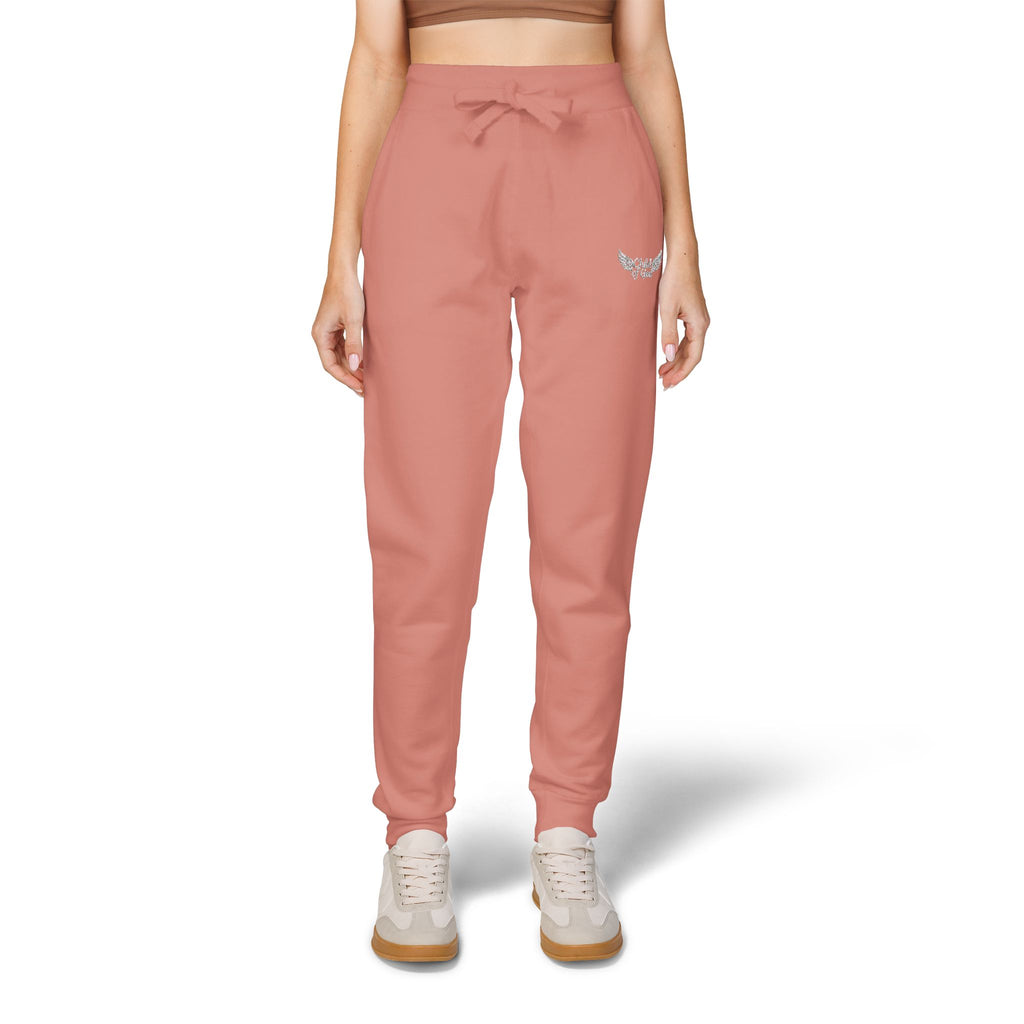 Embroidered Unisex Fleece Sweatpants - Cozy Comfort for Everyday Style