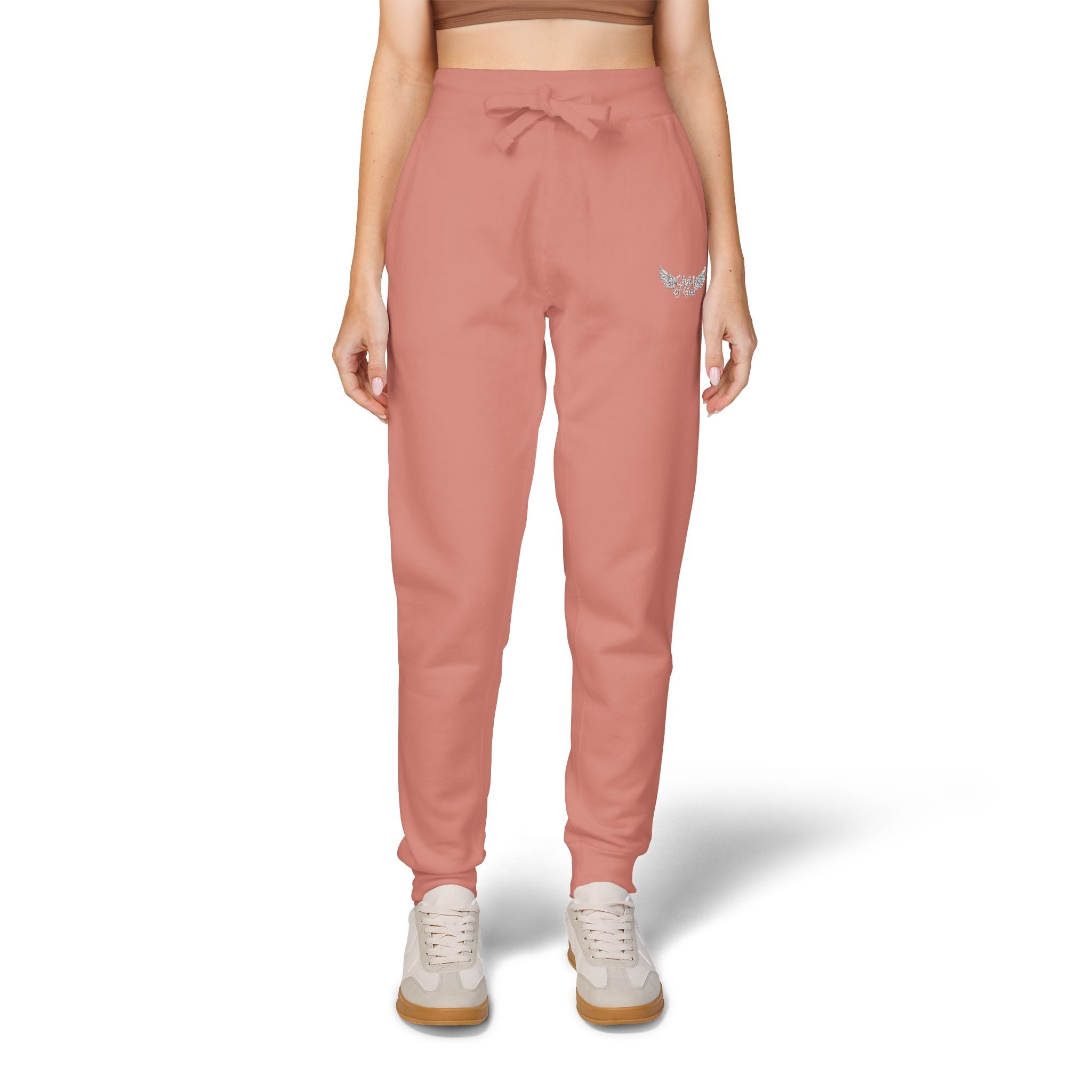 Embroidered Unisex Fleece Sweatpants - Cozy Comfort for Everyday Style
