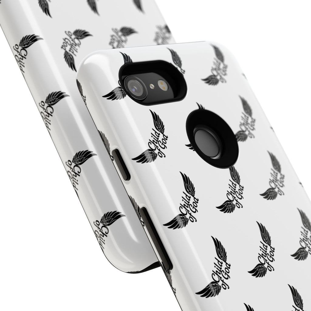 Stylish Tough Phone Case with Wing Design