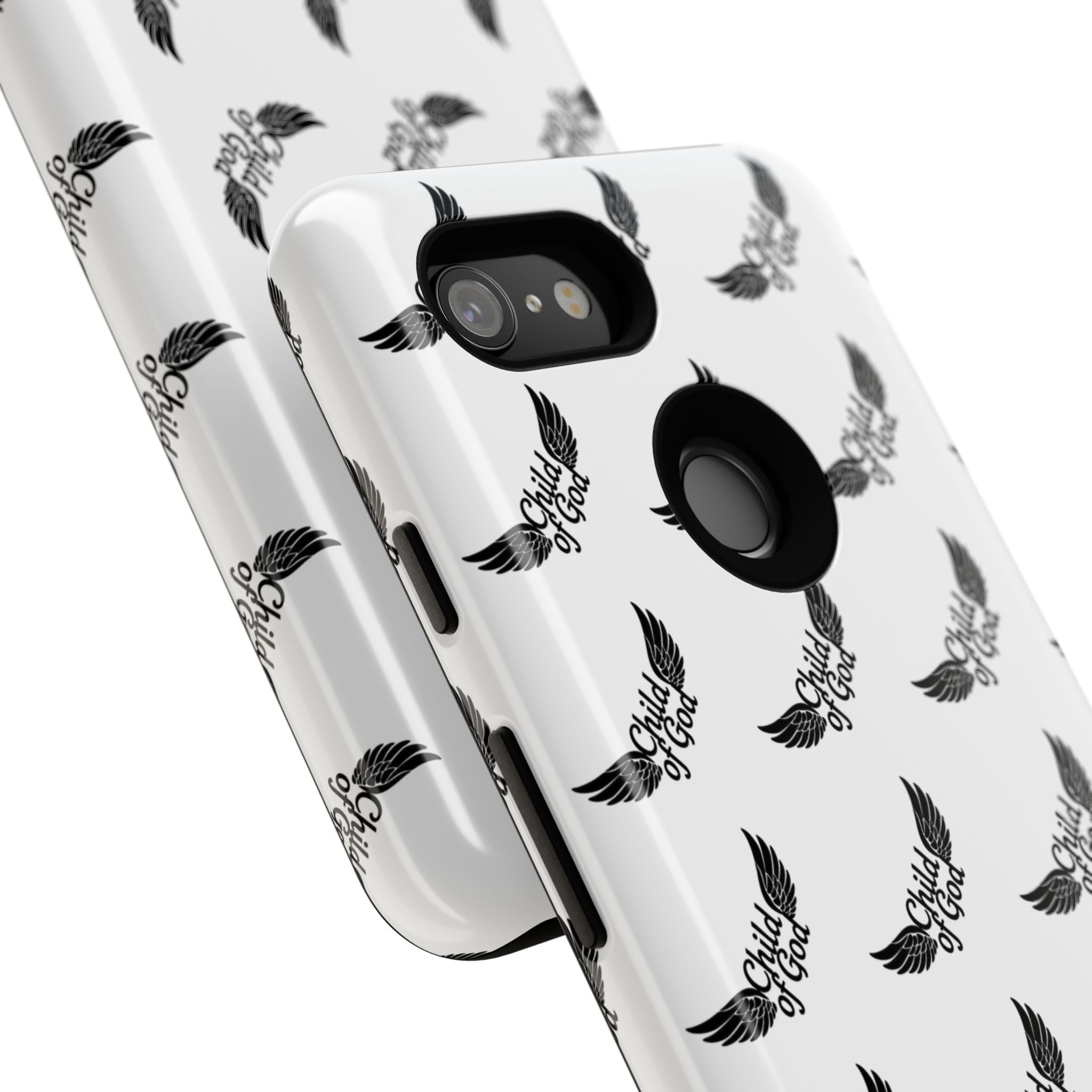 Stylish Tough Phone Case with Wing Design
