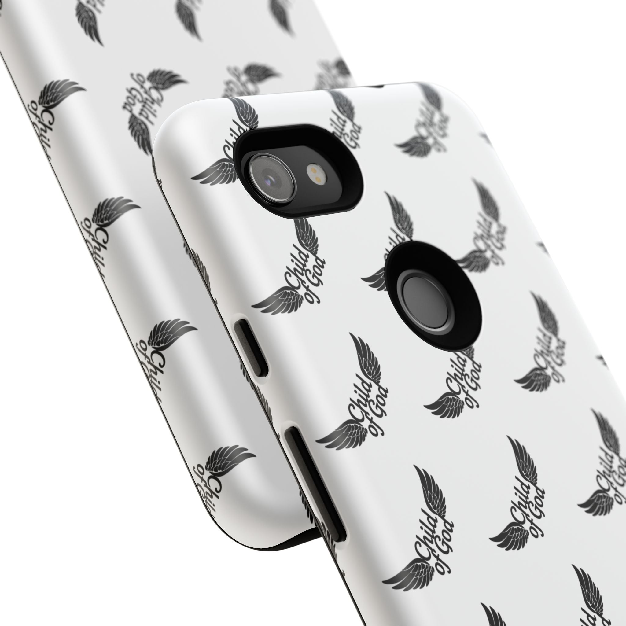 Stylish Tough Phone Case with Wing Design