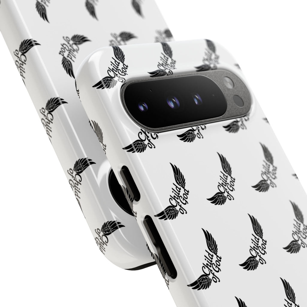 Stylish Tough Phone Case with Wing Design