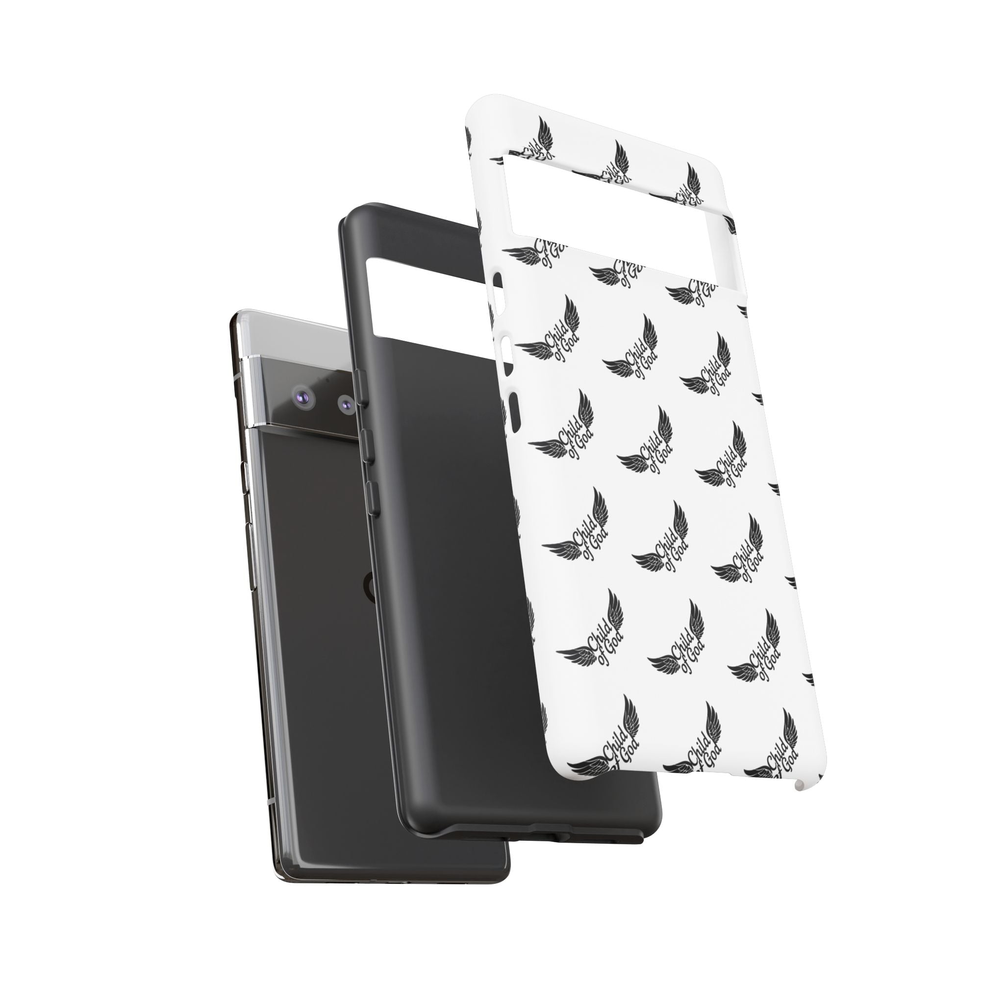 Stylish Tough Phone Case with Wing Design