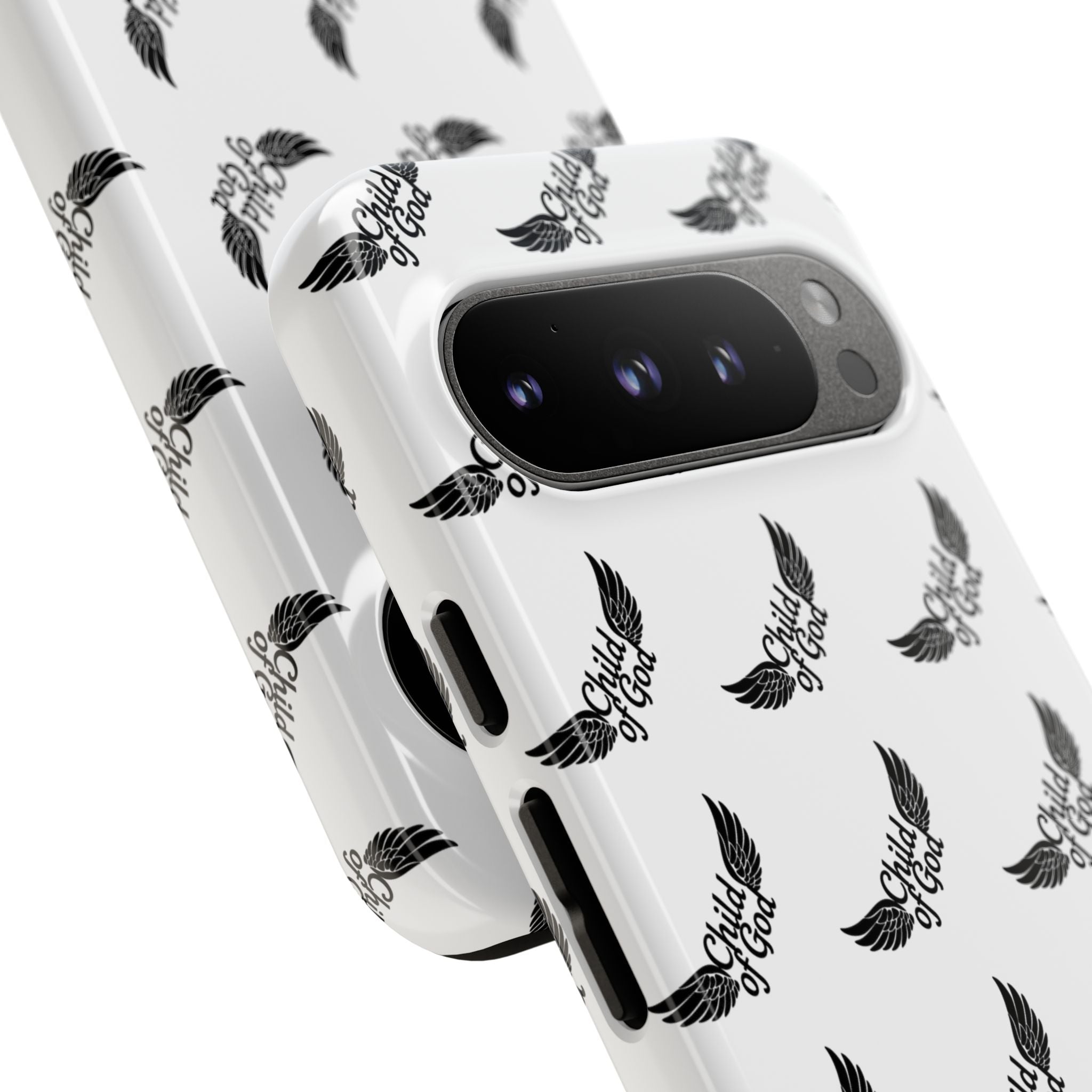 Stylish Tough Phone Case with Wing Design