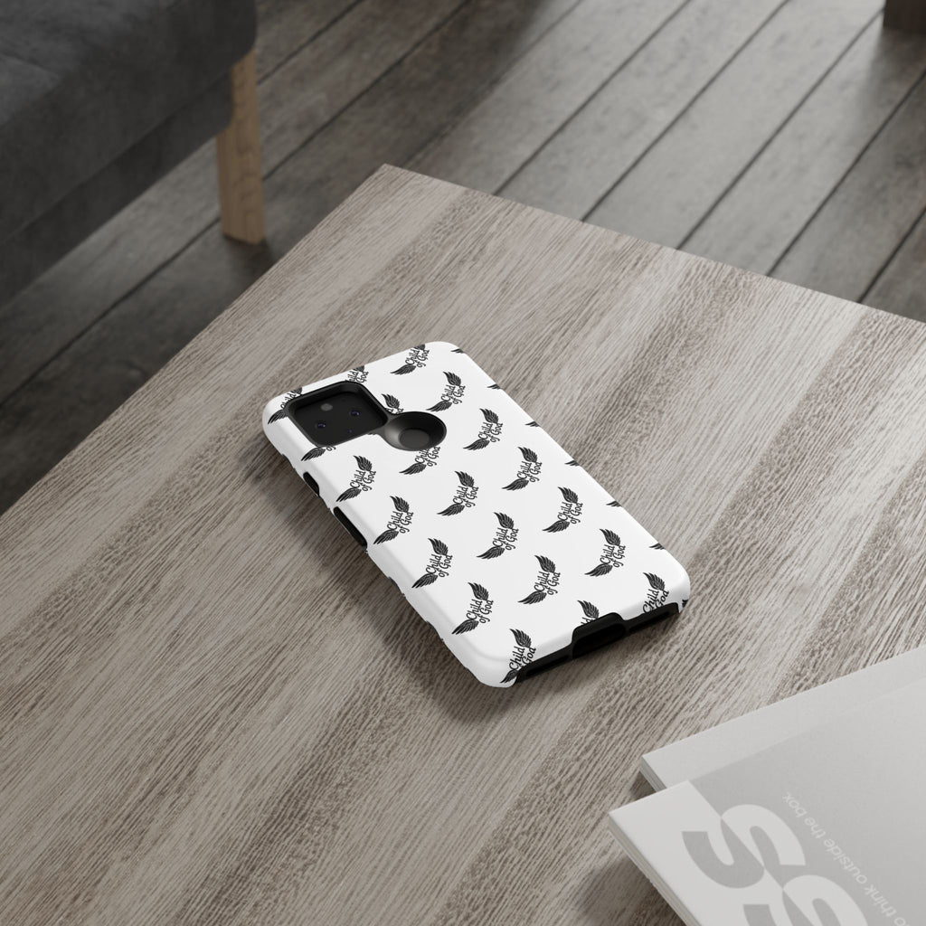 Stylish Tough Phone Case with Wing Design