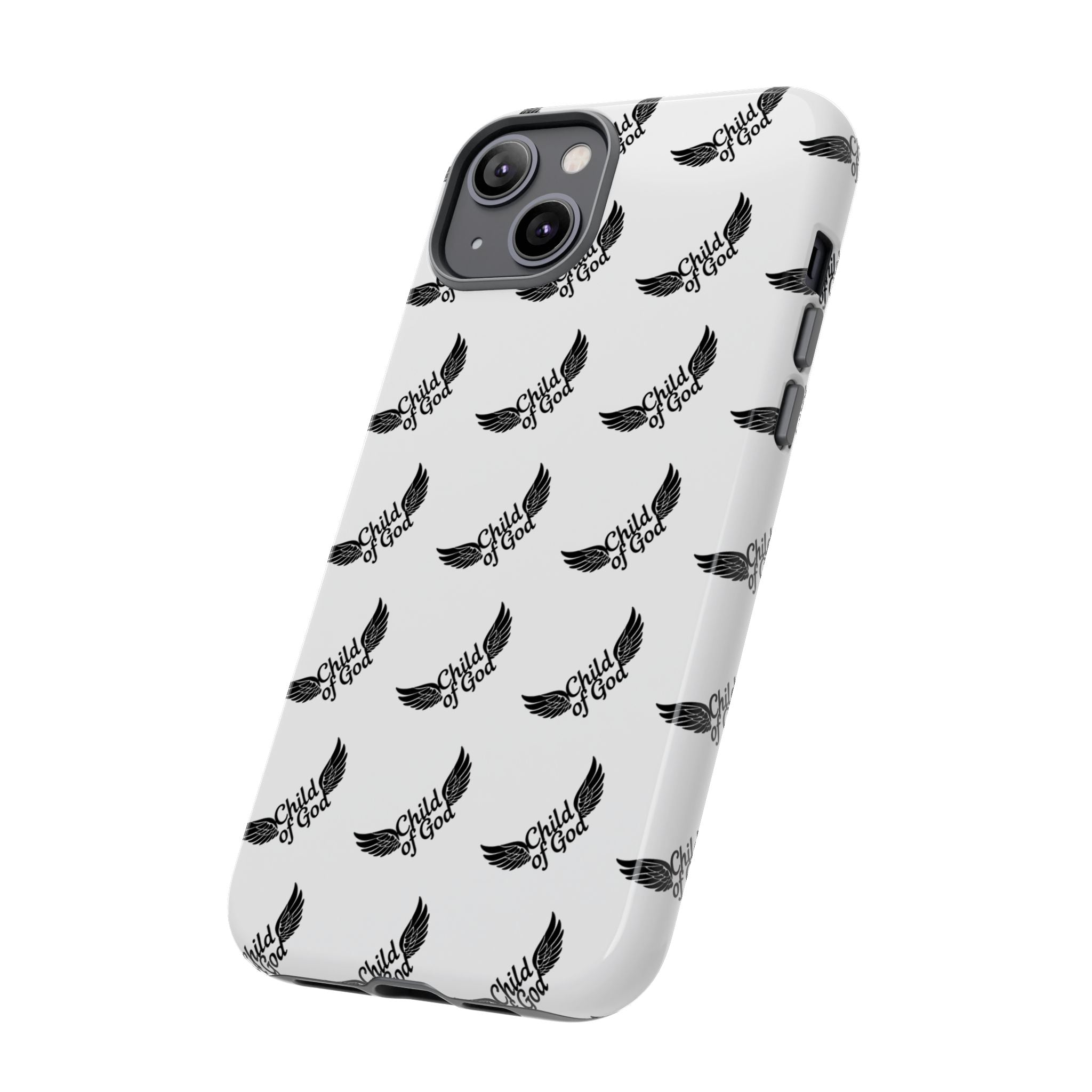 Stylish Tough Phone Case with Wing Design