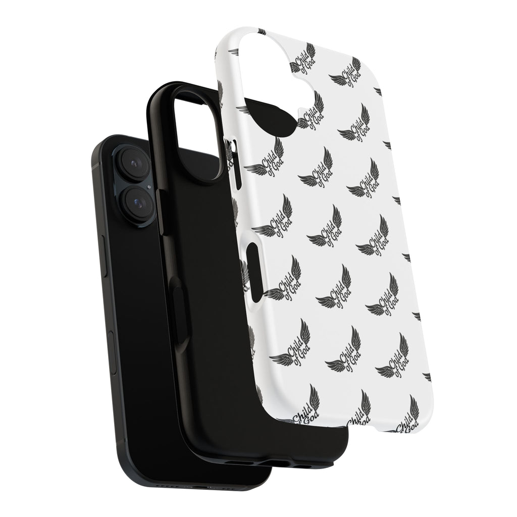 Stylish Tough Phone Case with Wing Design