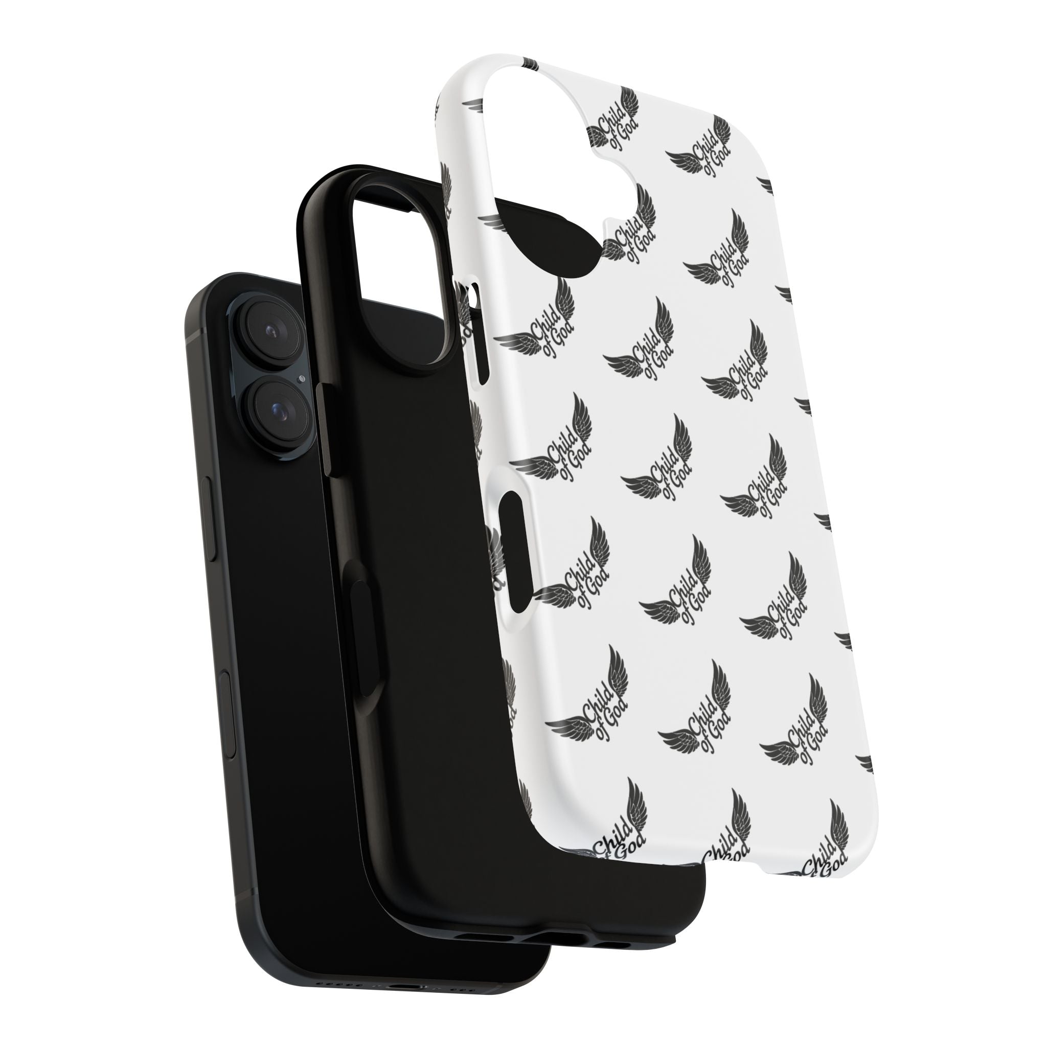 Stylish Tough Phone Case with Wing Design
