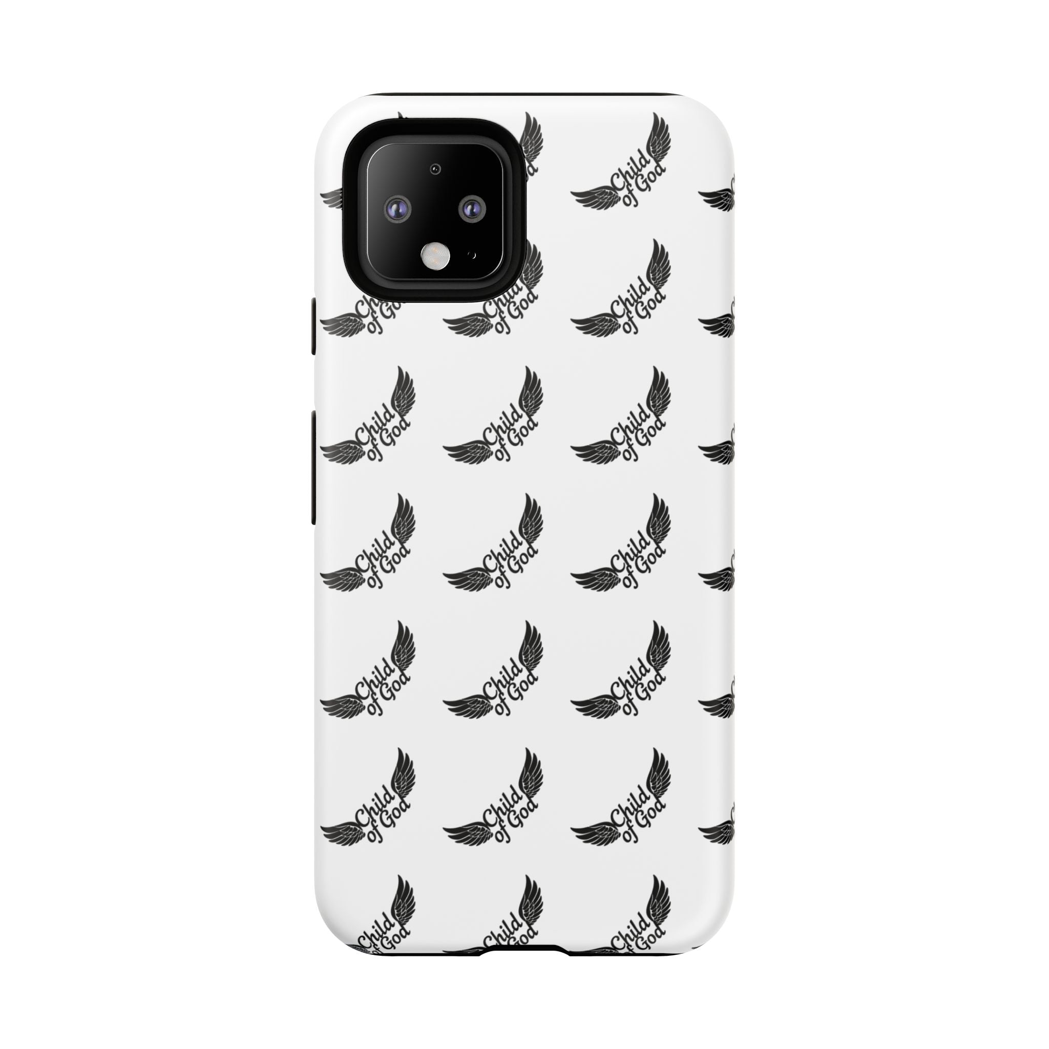 Stylish Tough Phone Case with Wing Design