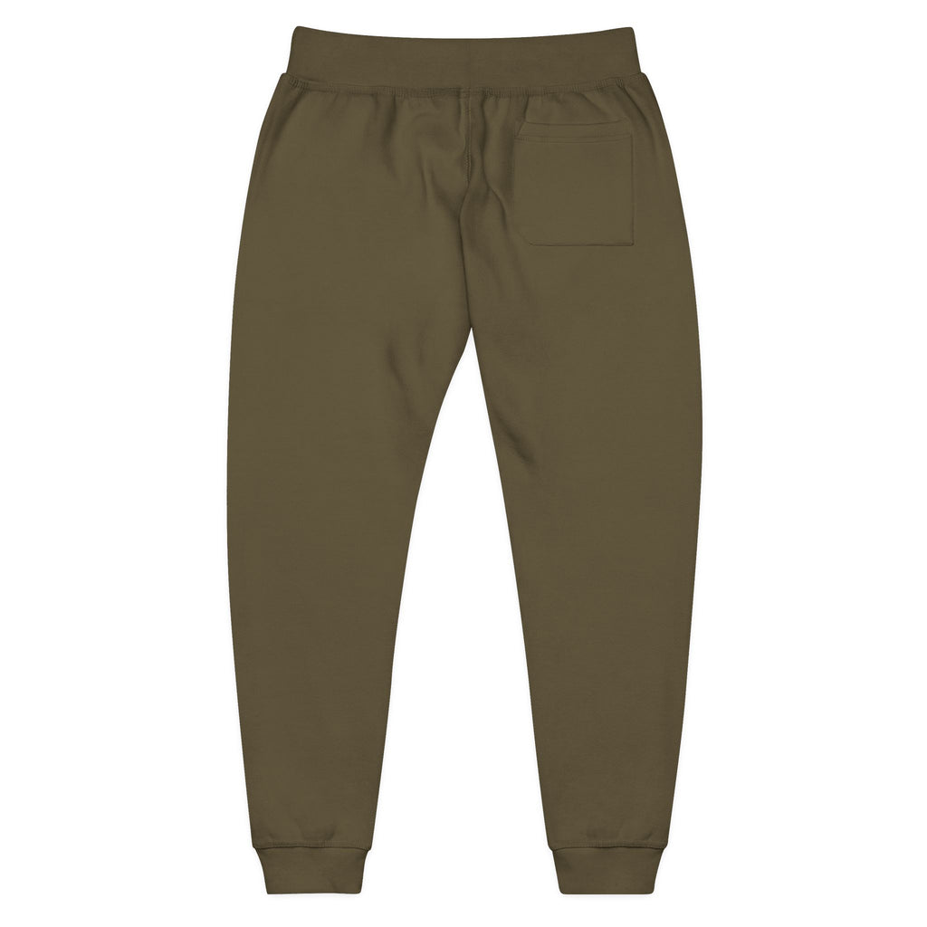 Embroidered Unisex Fleece Sweatpants - Cozy Comfort for Everyday Style