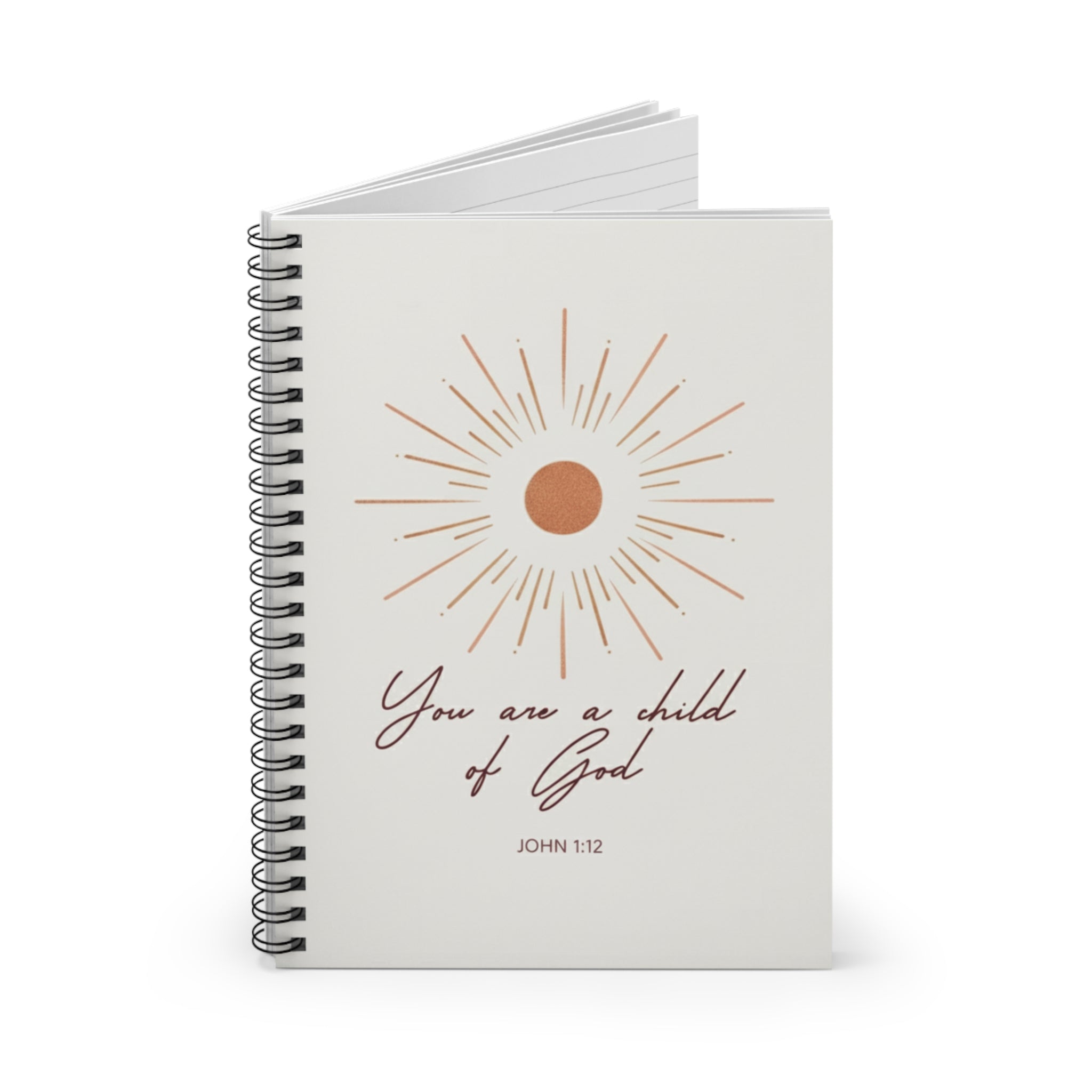 Spiral Notebook - 'You Are a Child of God'