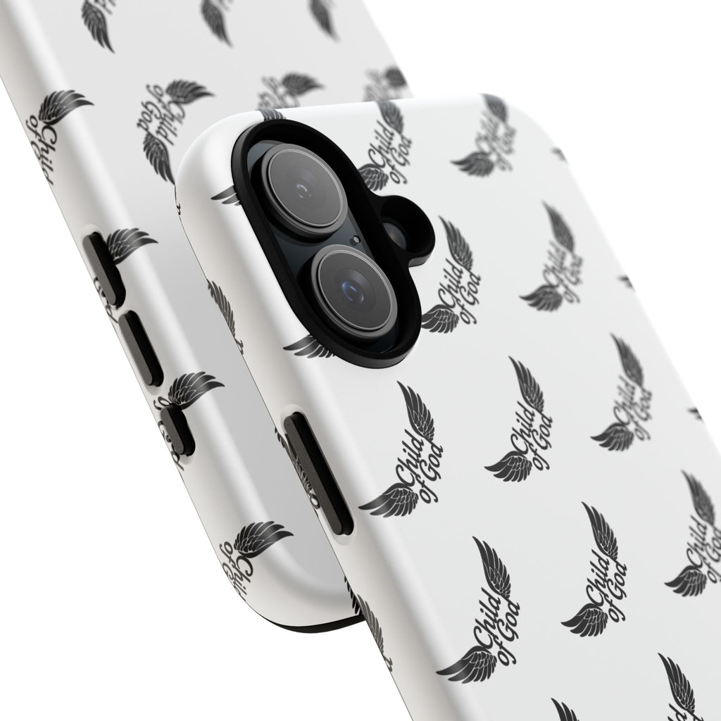 Stylish Tough Phone Case with Wing Design