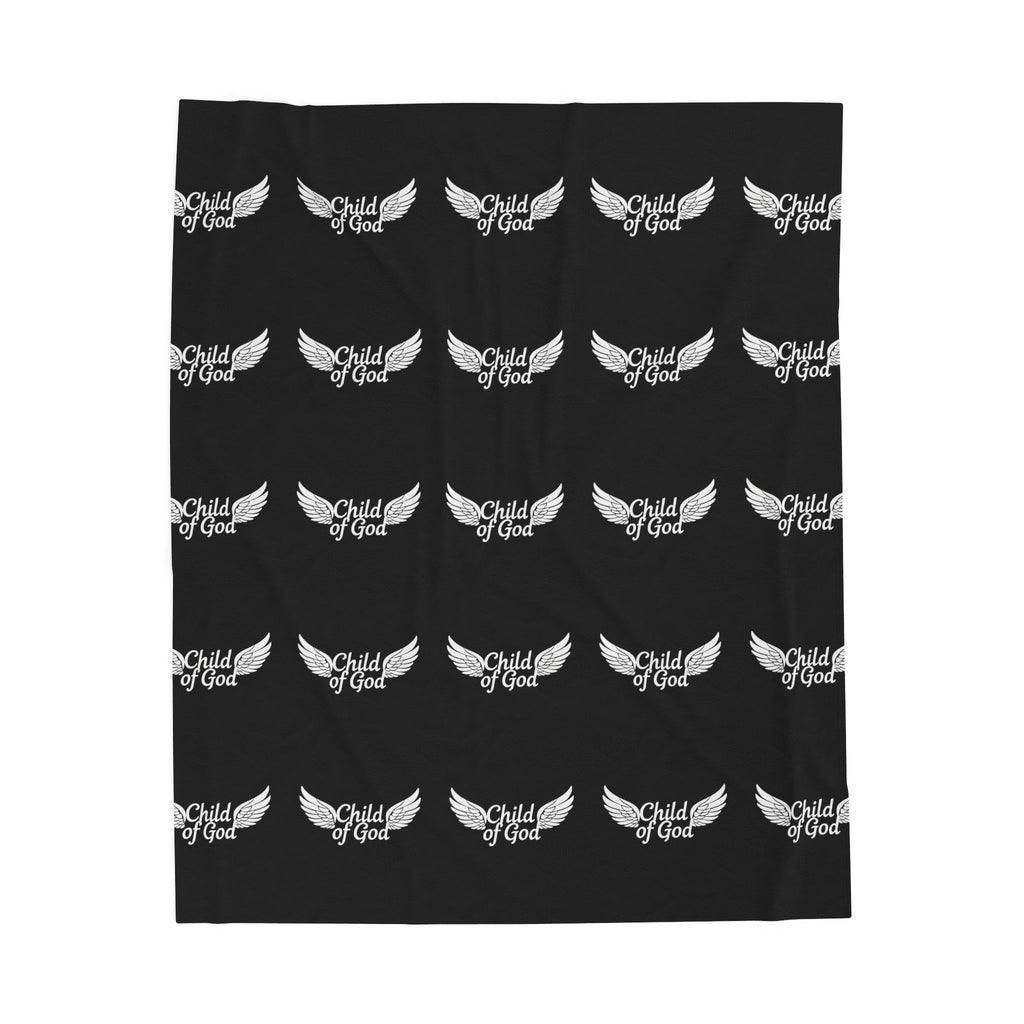 Child of God Velveteen Plush Blanket - Cozy Inspirational Throw for Comfort and Faith