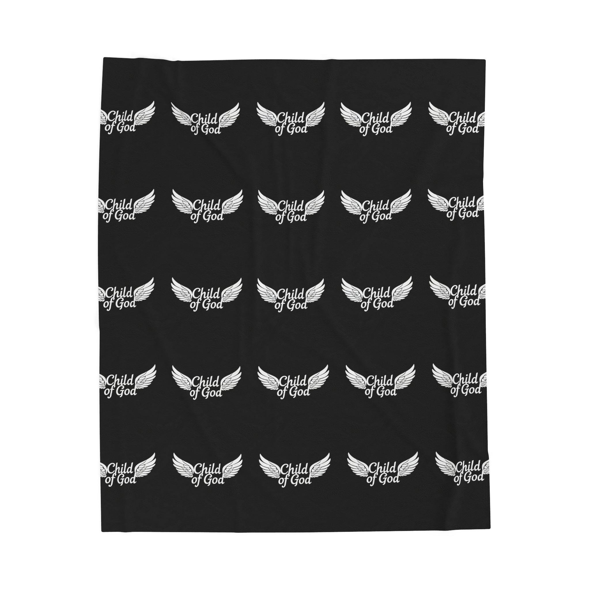 Child of God Velveteen Plush Blanket - Cozy Inspirational Throw for Comfort and Faith