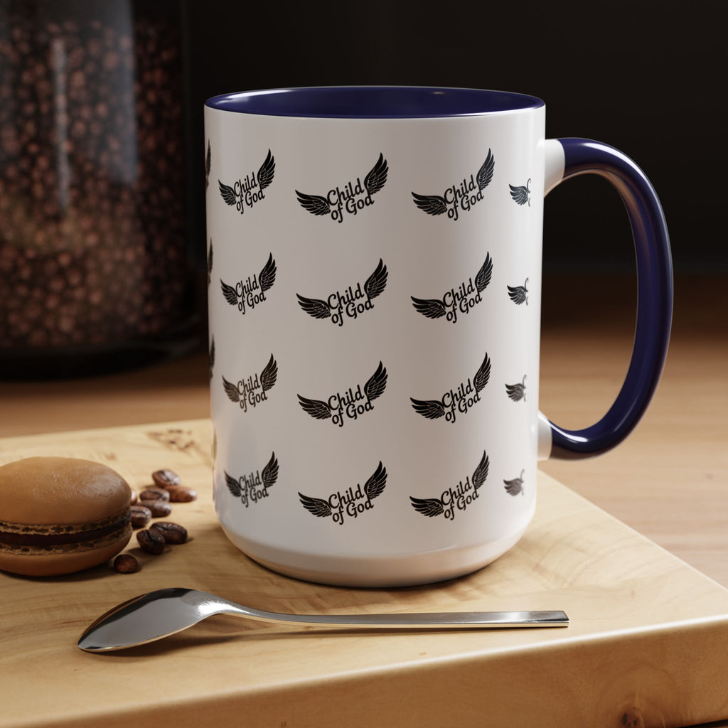 Bold Winged Coffee Mug for Followers of Christ