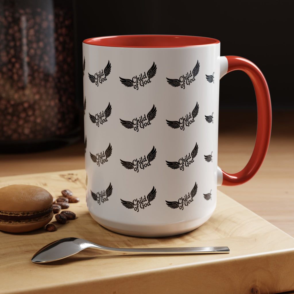 Bold Winged Coffee Mug for Followers of Christ