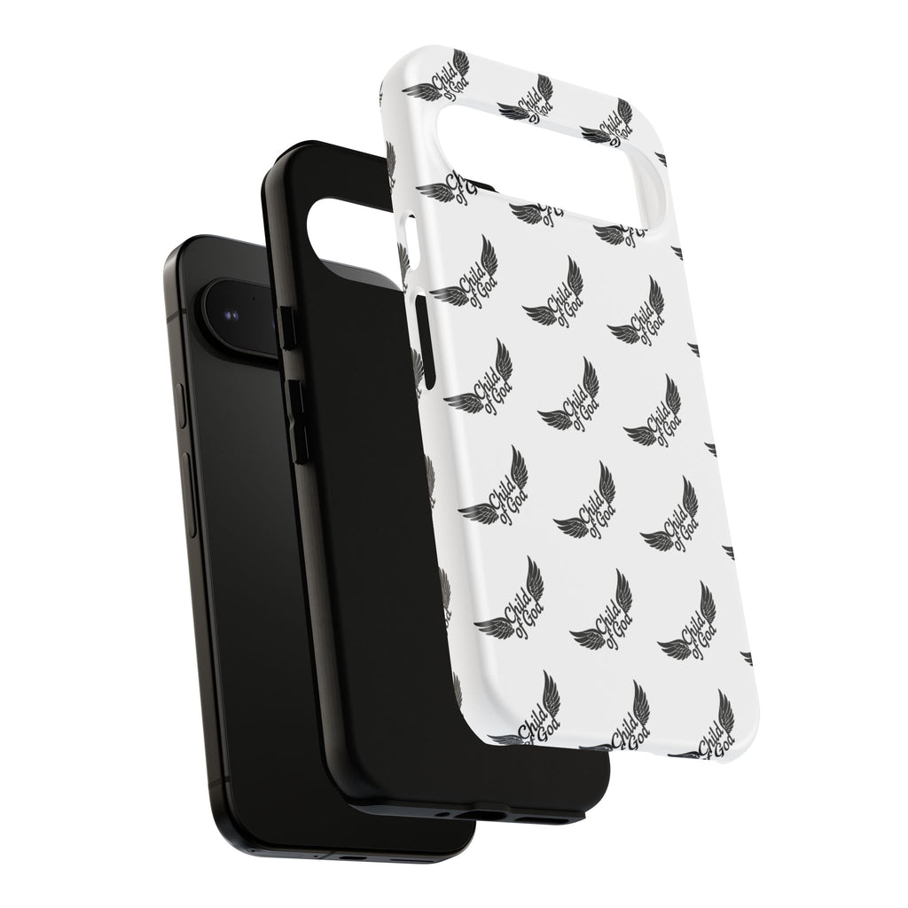 Stylish Tough Phone Case with Wing Design
