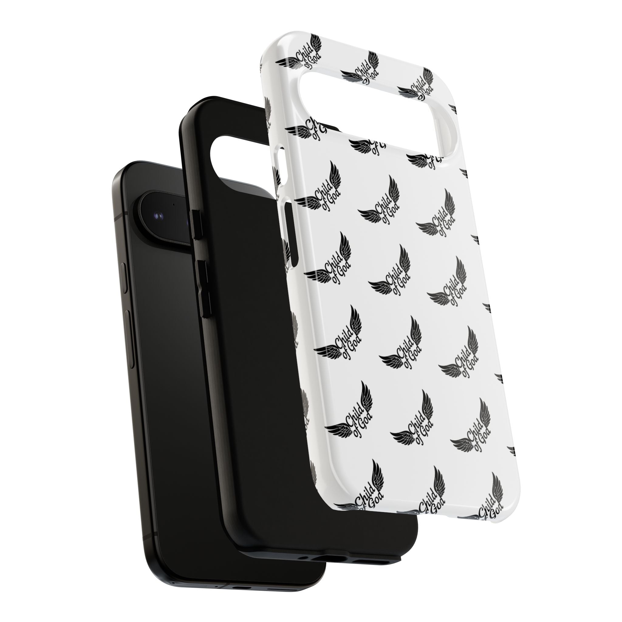 Stylish Tough Phone Case with Wing Design