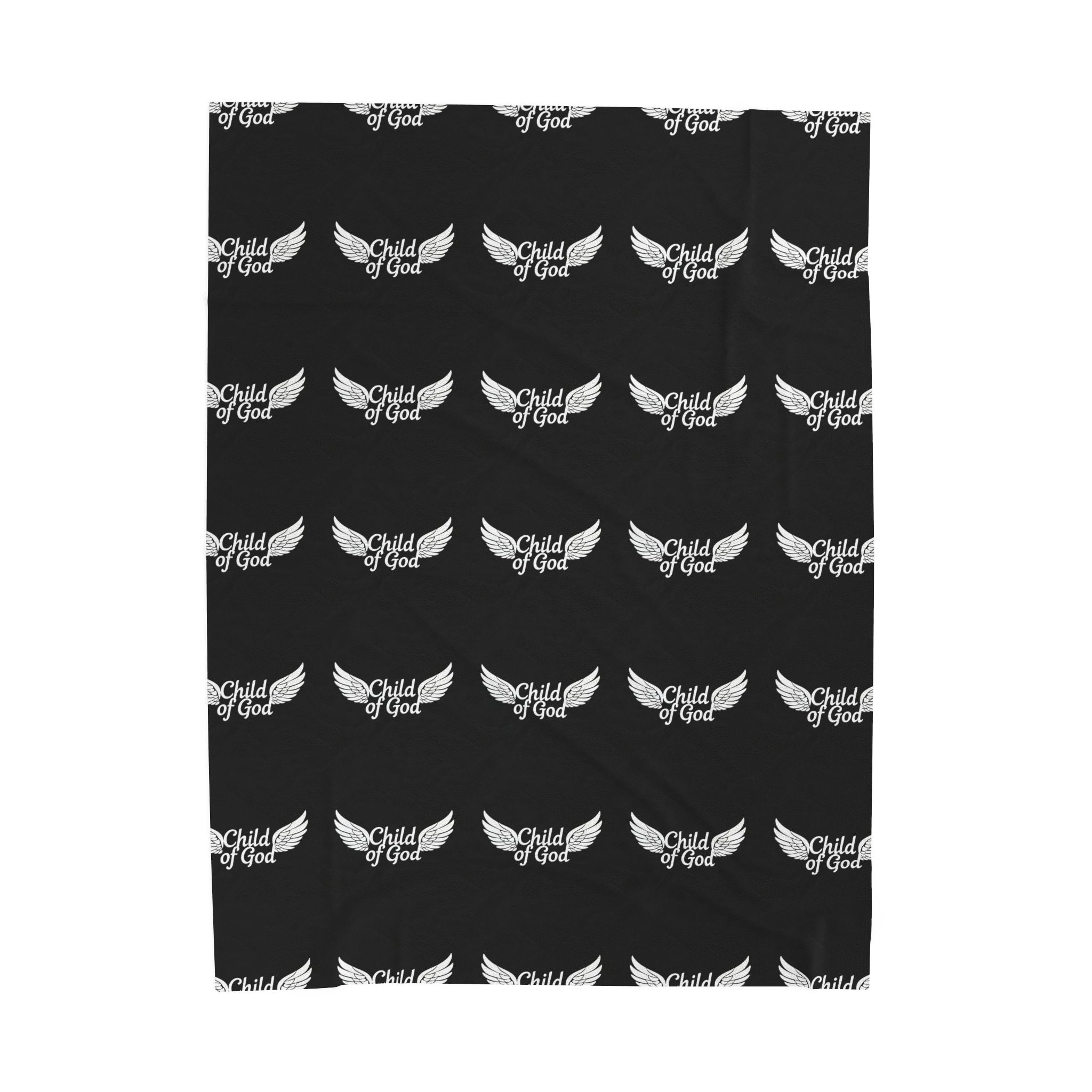 Child of God Velveteen Plush Blanket - Cozy Inspirational Throw for Comfort and Faith