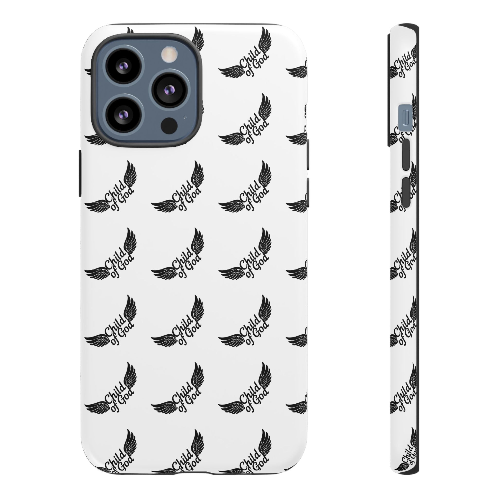 Stylish Tough Phone Case with Wing Design
