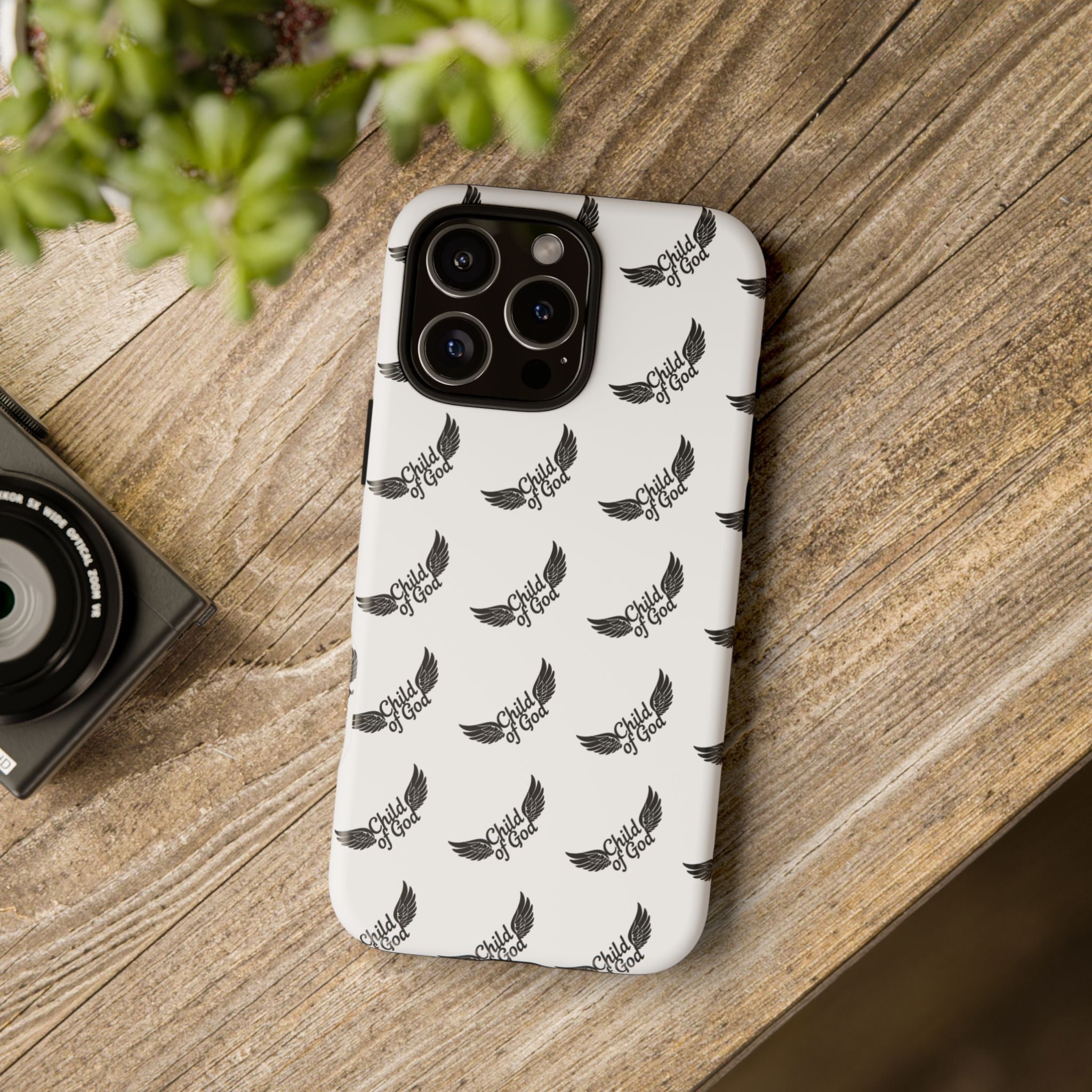 Stylish Tough Phone Case with Wing Design