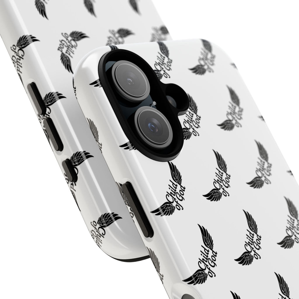 Stylish Tough Phone Case with Wing Design