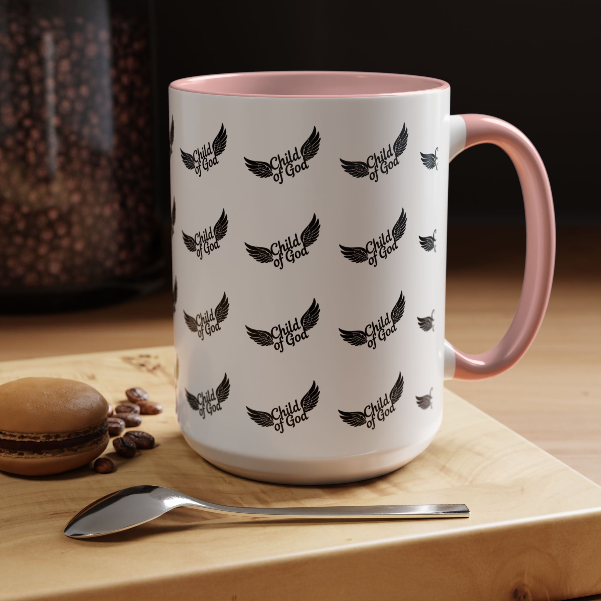 Bold Winged Coffee Mug for Followers of Christ