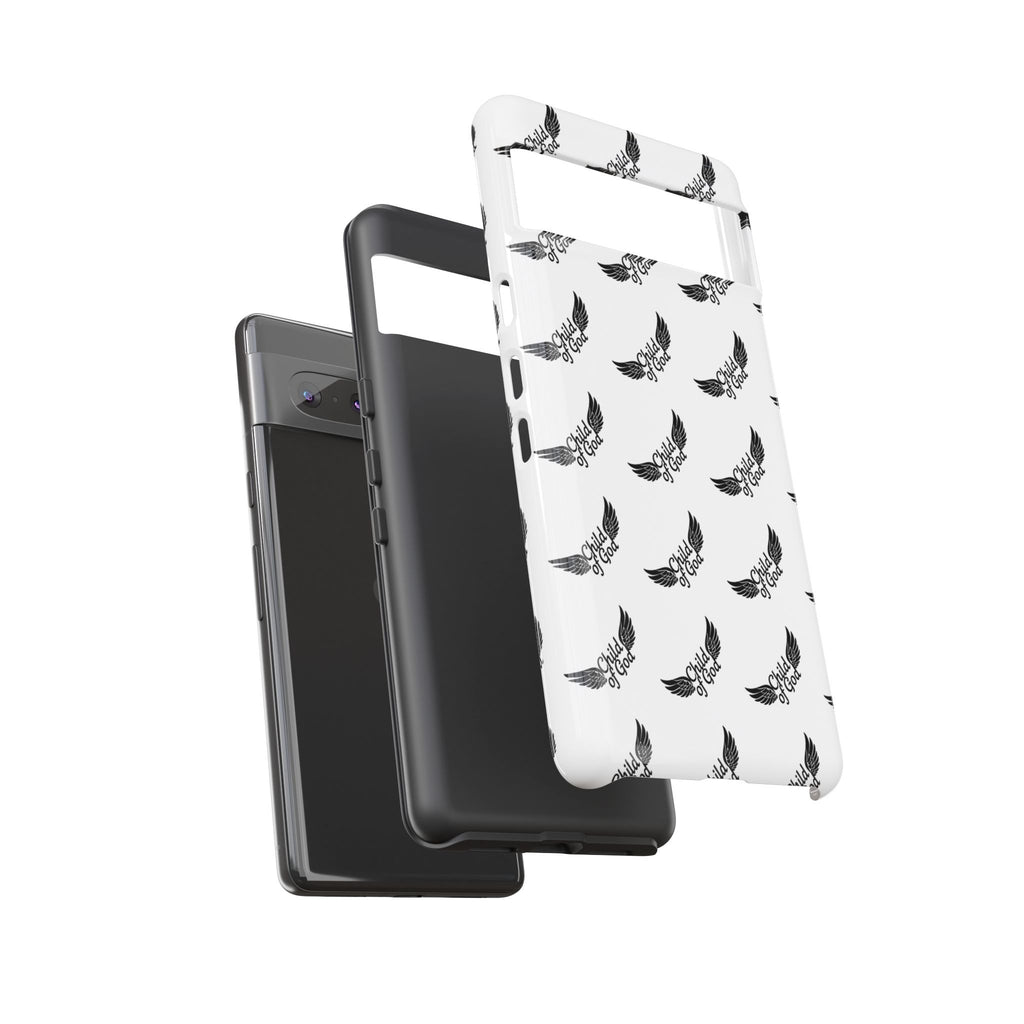 Stylish Tough Phone Case with Wing Design