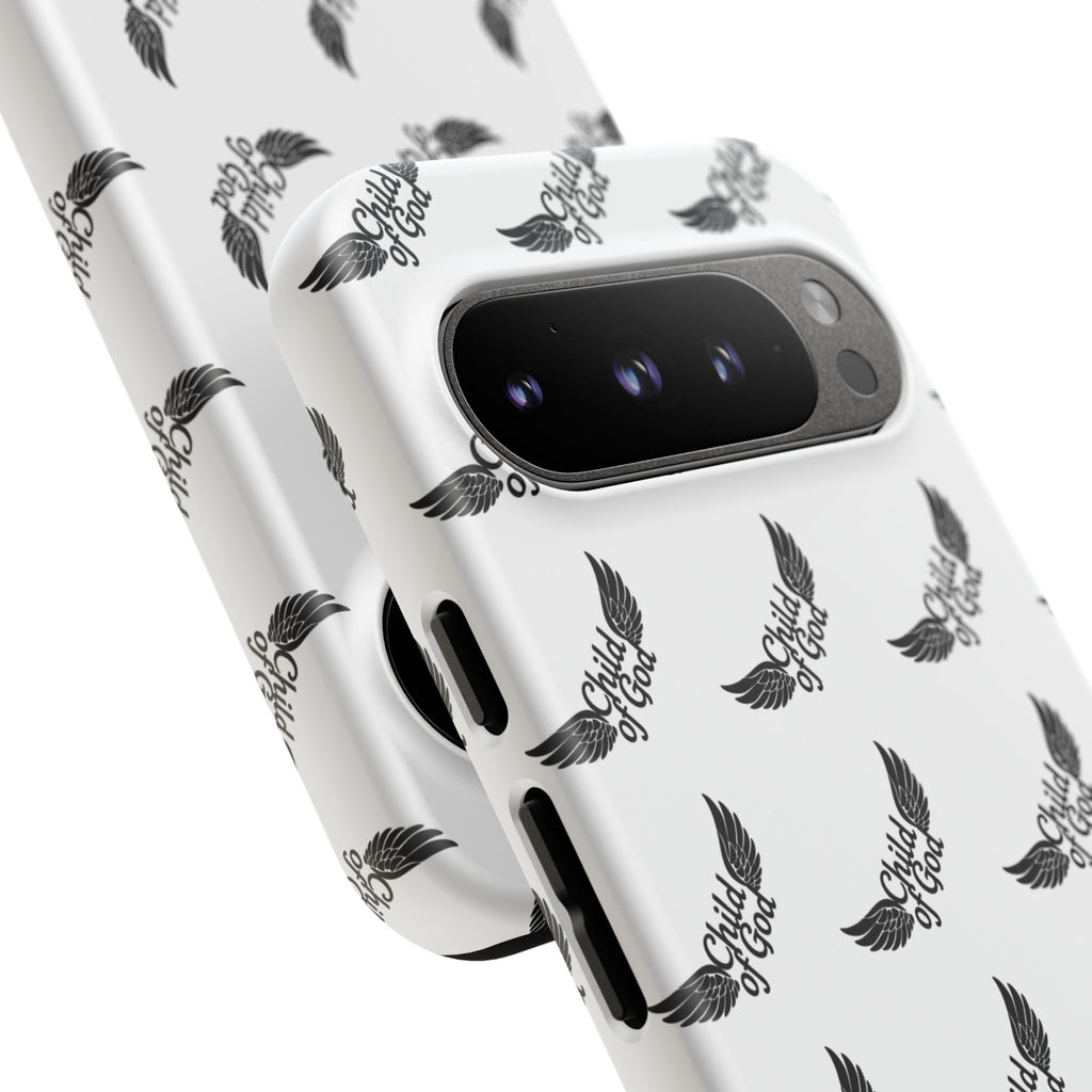 Stylish Tough Phone Case with Wing Design