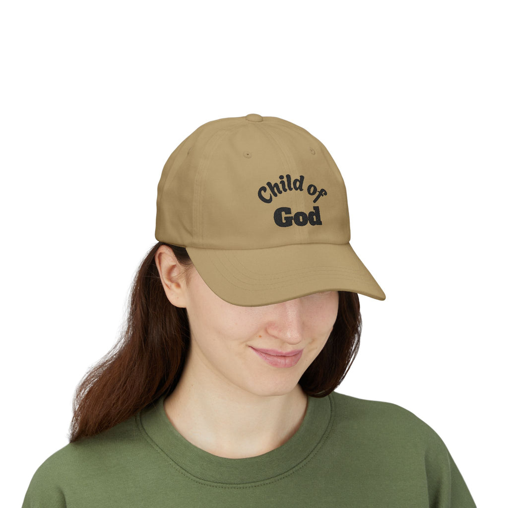 Child of God Classic Dad Cap, Religious Hat, Christian Gift, Casual Wear, Faith Apparel, Summer Accessory