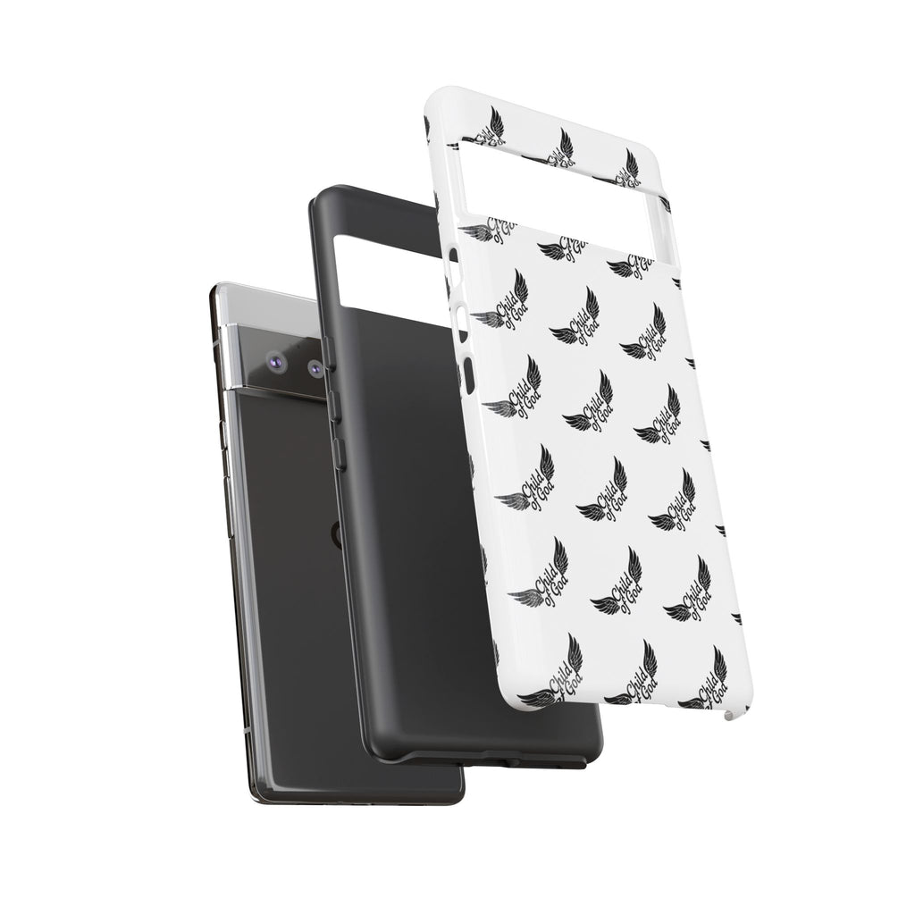 Stylish Tough Phone Case with Wing Design